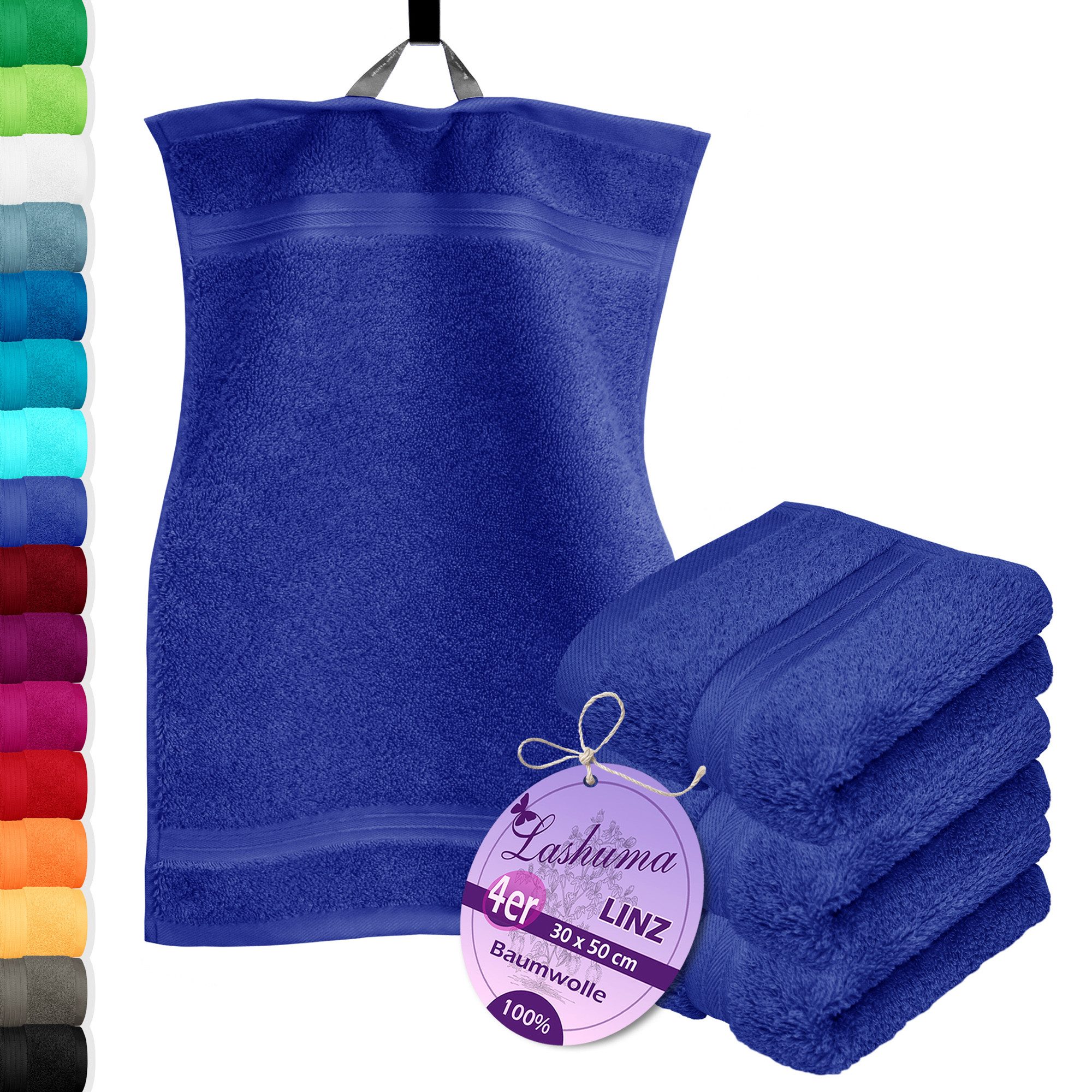 Lashuma Gästehandtücher - Kleine Handtücher Linz, Frottee (Spar-Set, 4-St), günstig online kaufen