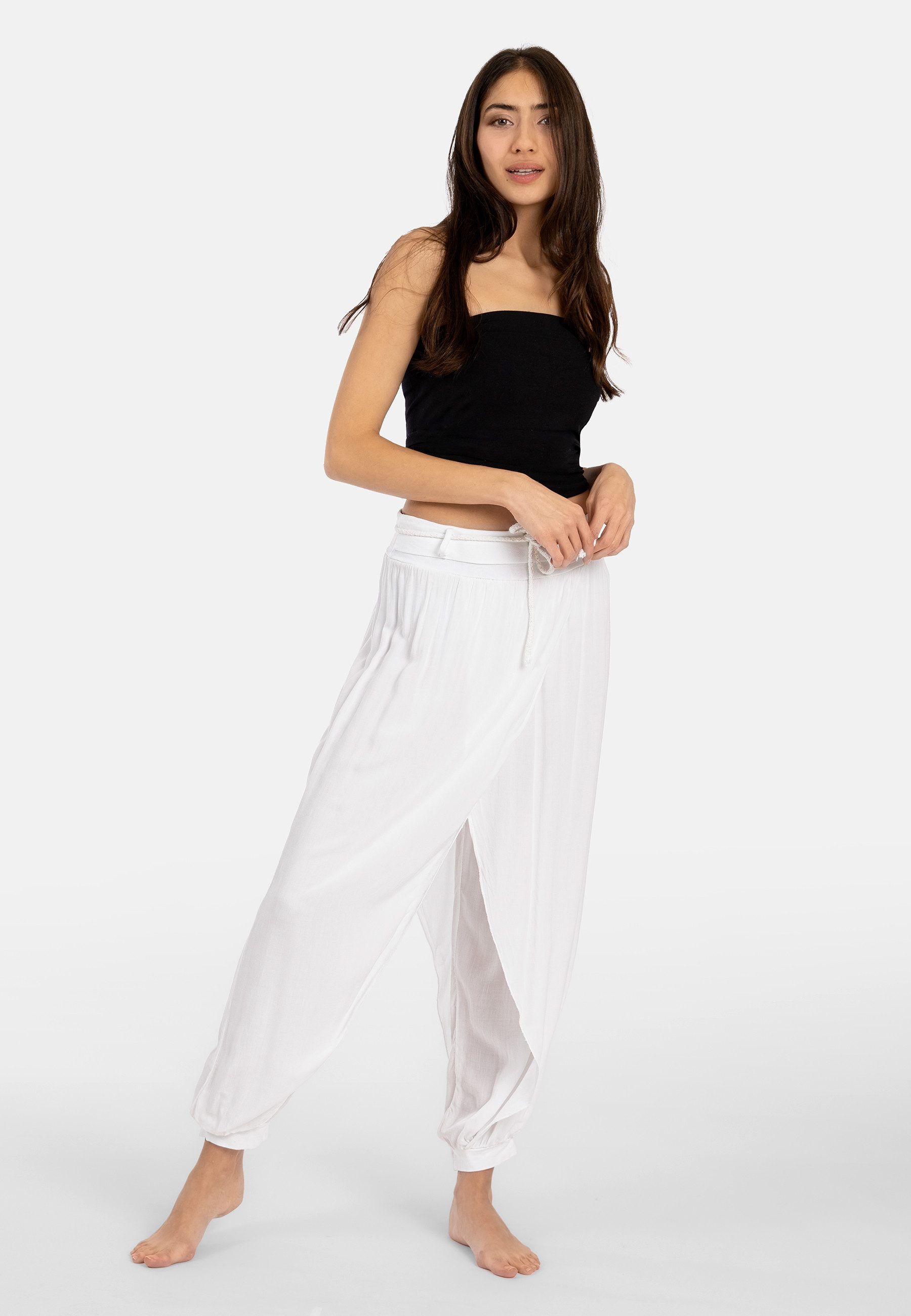 Caspar Stoffhose KHS054 leichte Damen Sommer Stoffhose günstig online kaufen