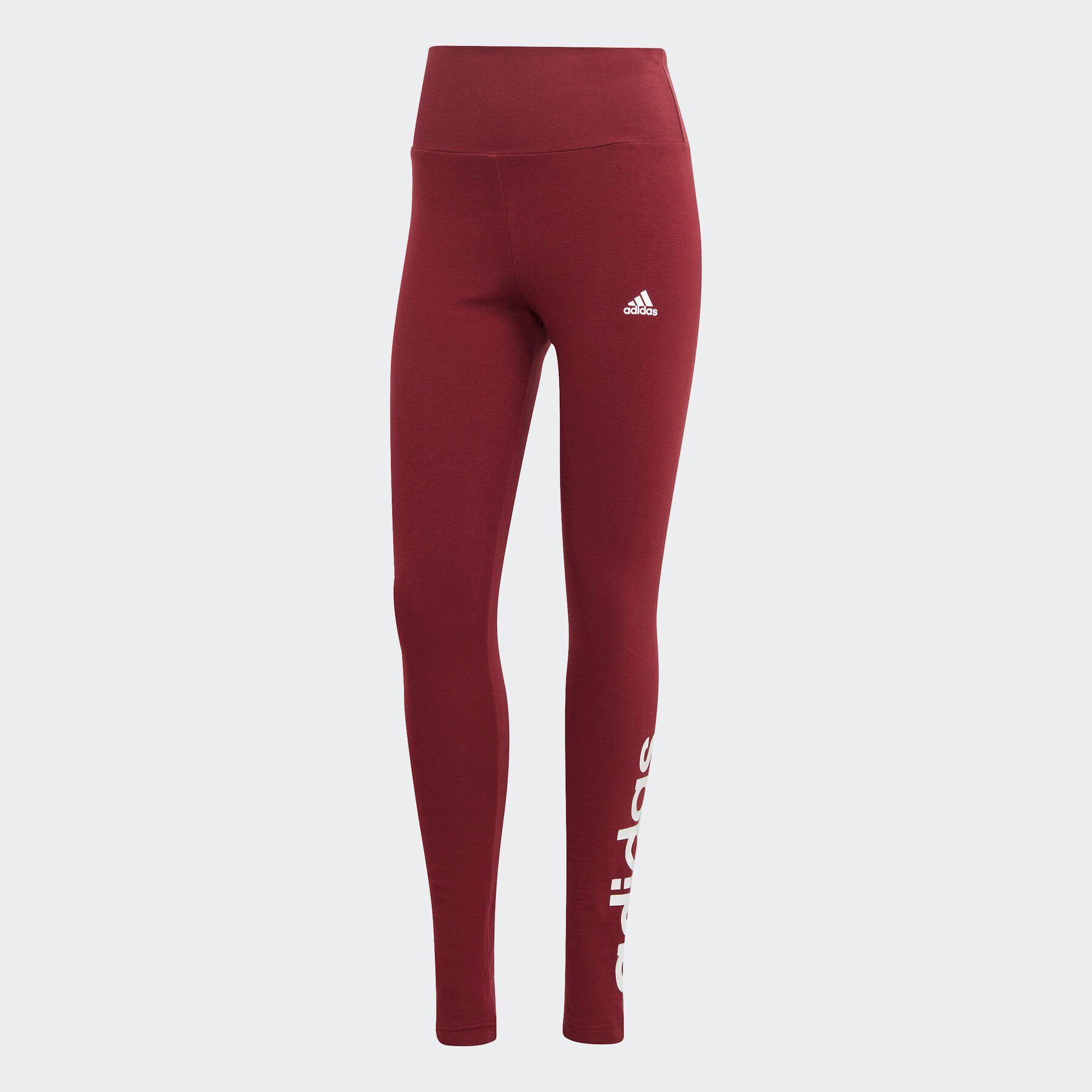 (1-tlg) White Leggings W Shadow Sportswear / LEG adidas Red adidas LIN Performance