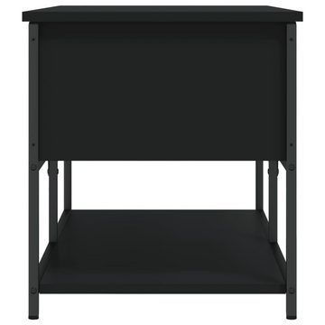 vidaXL Sitzbank Sitzbank mit Stauraum Schwarz 100x42,5x47 cm Holzwerkstoff