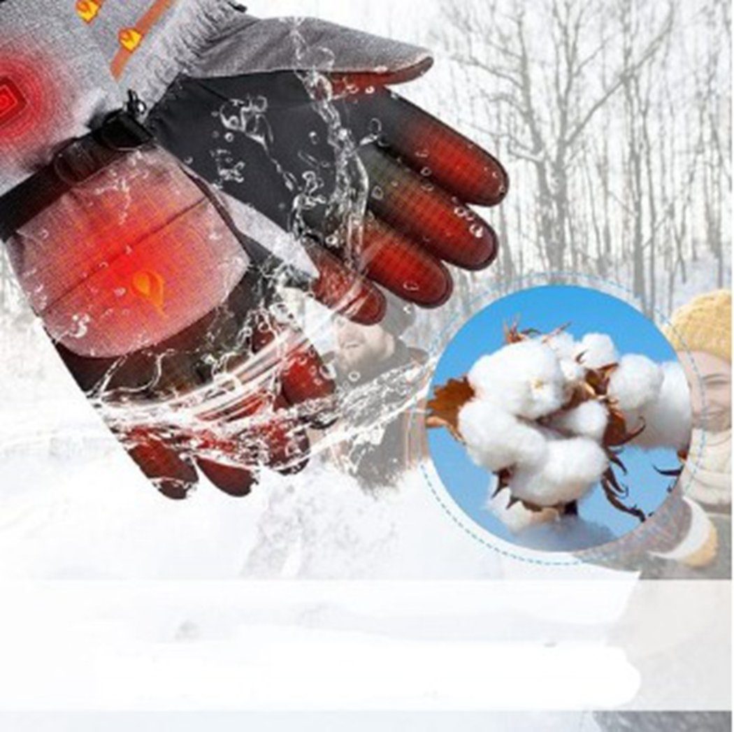 Outdoor-Reithandschuhe Multisporthandschuhe TUABUR Winterskifahren Beheizte Handschuhe