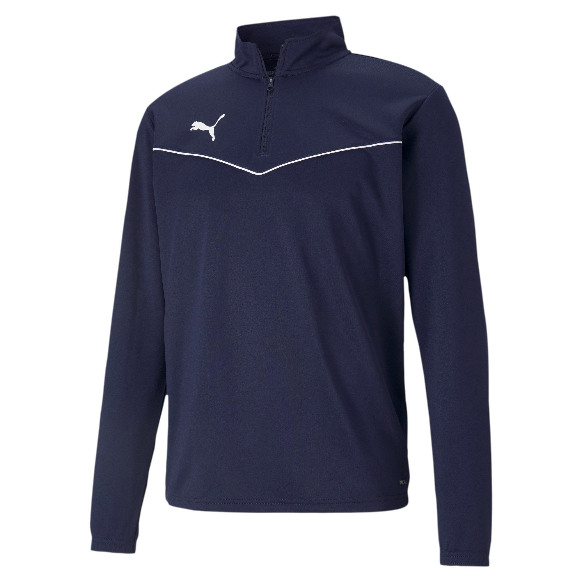 PUMA Fleecepullover Puma Herren Trainingstop teamRISE 1/4 Zip Top 657394