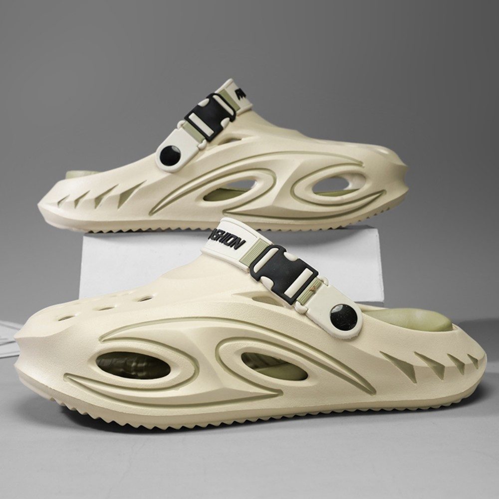 HUSK'SWARE Herren EVA Clogs mit sportlichem Design Clog (Vielseitig einsetzbar, Verstellbarer Fersenriemen) Leicht & bequem Atmungsaktive Lochstruktur – Bild 5 von 5