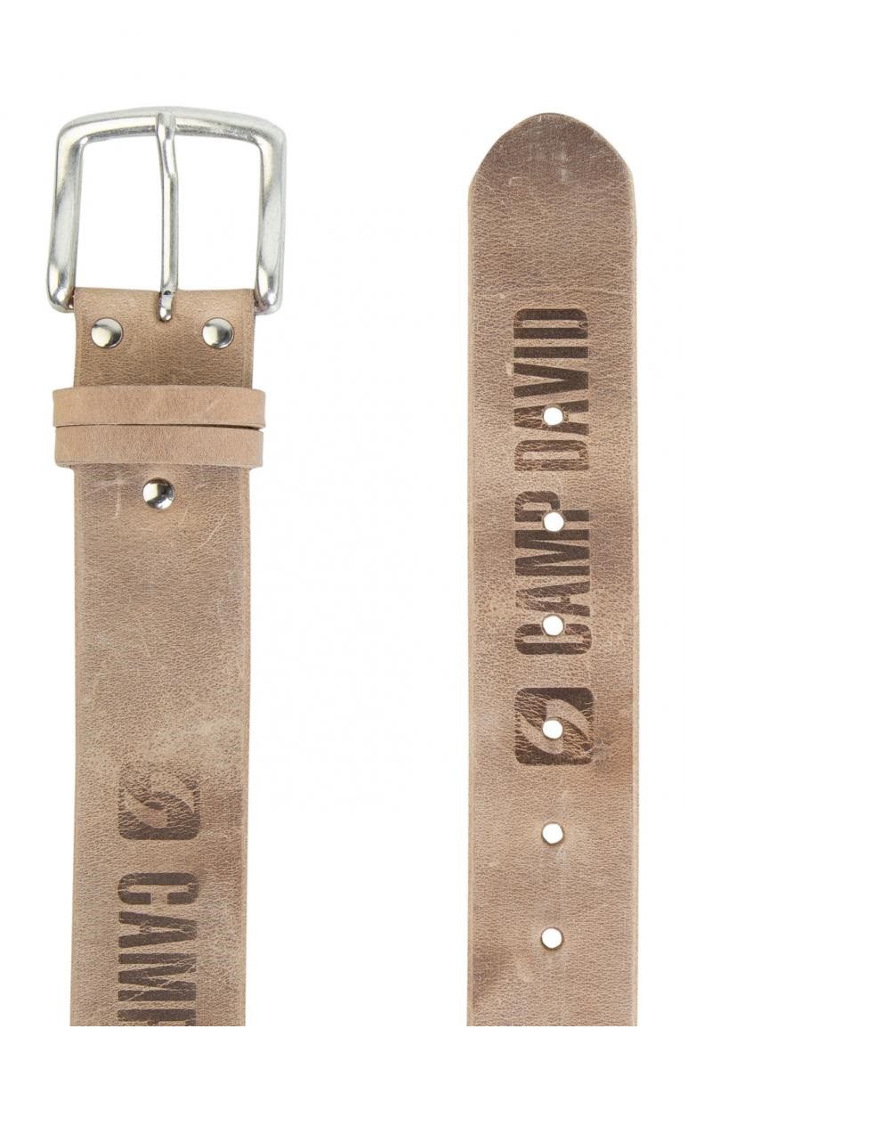 CAMP DAVID Ledergürtel Herren Ledergürtel mit feiner Narbung günstig online kaufen