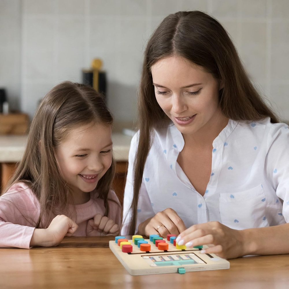 CLTYQ Lernspielzeug Farben-Matching-Puzzle-Spielzeug, Montessori Denksports günstig online kaufen