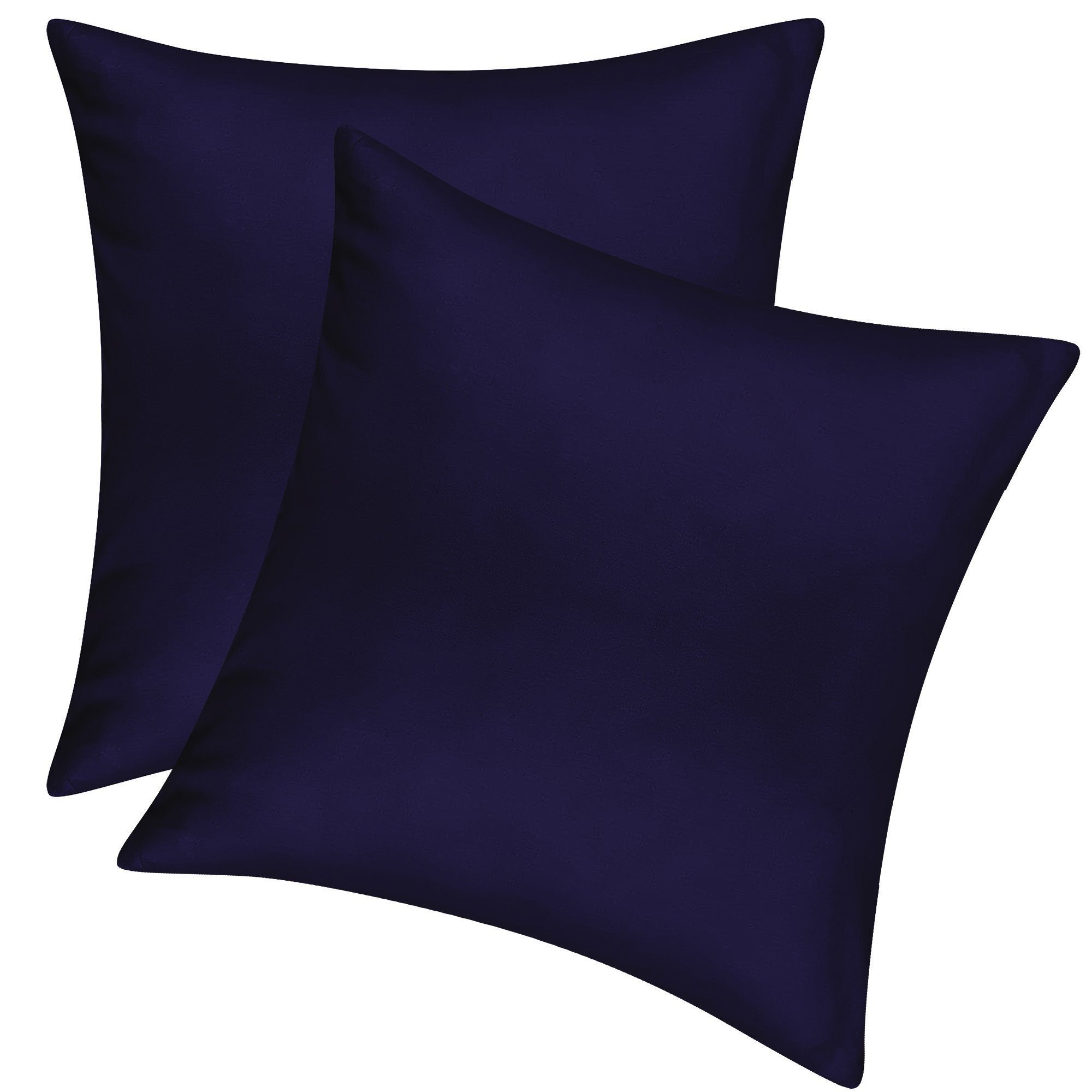 Pataya Kissenbezug 100% Baumwolle, weiche Kopfkissenbezug, Kissenhülle, Kissenbezüge, (2 Stück), Weich und Atmungsaktiv, Jersey, 140 g/m²