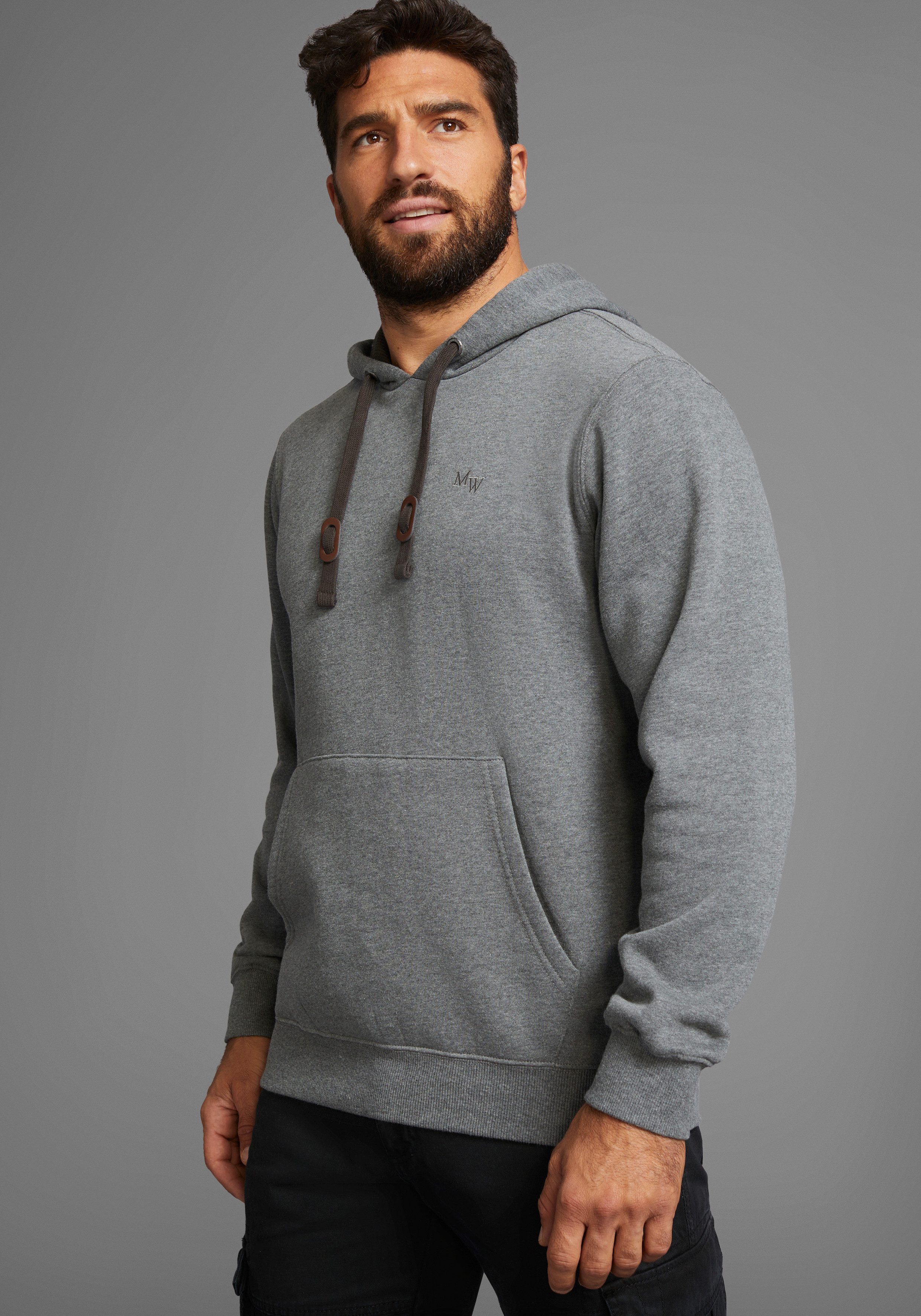 Man's World Kapuzensweatshirt lange Ärmel, lockere günstig online kaufen