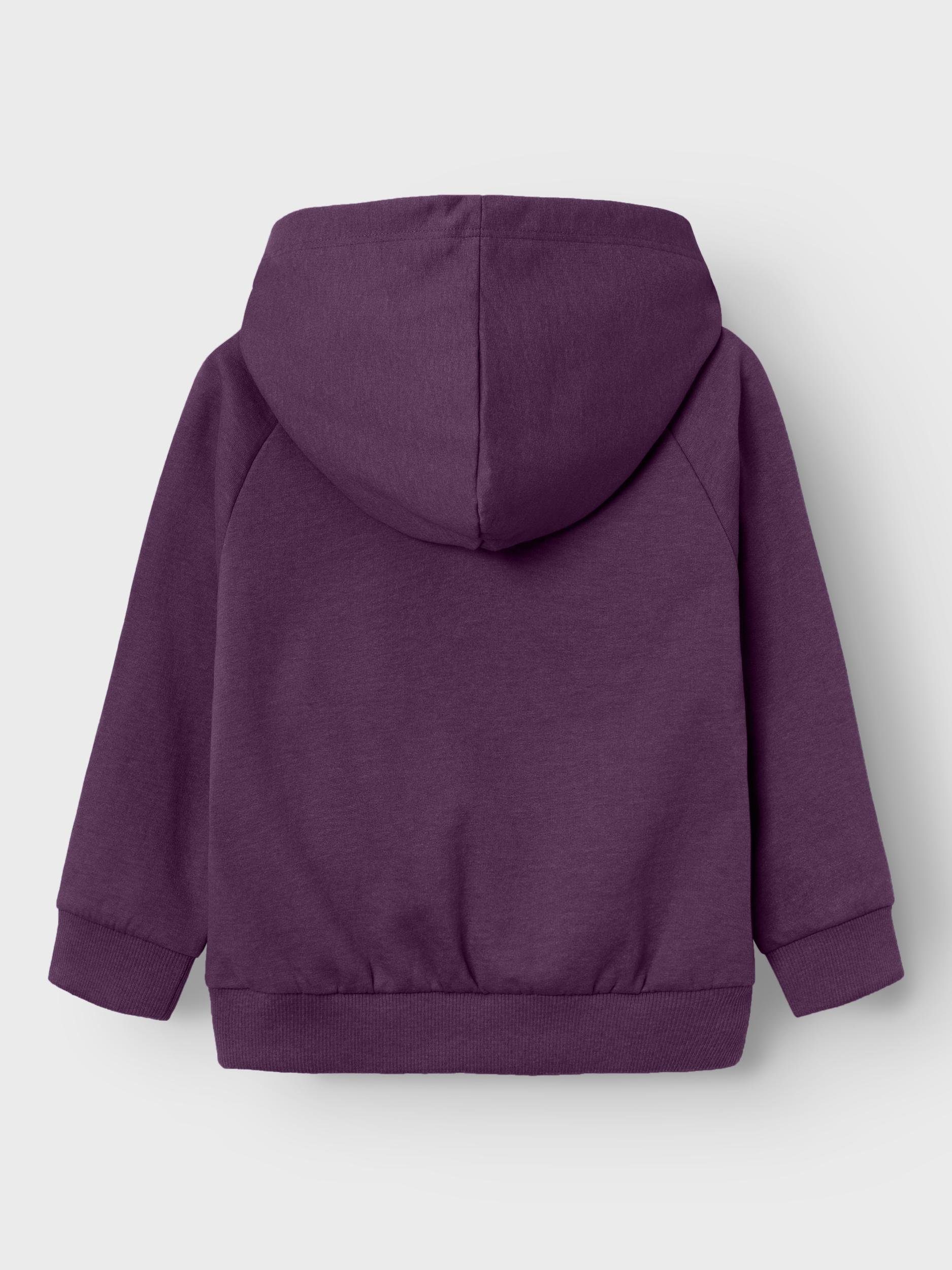 LS BOXY SWEAT Name purple Hoodie It NMFVINELLA plum