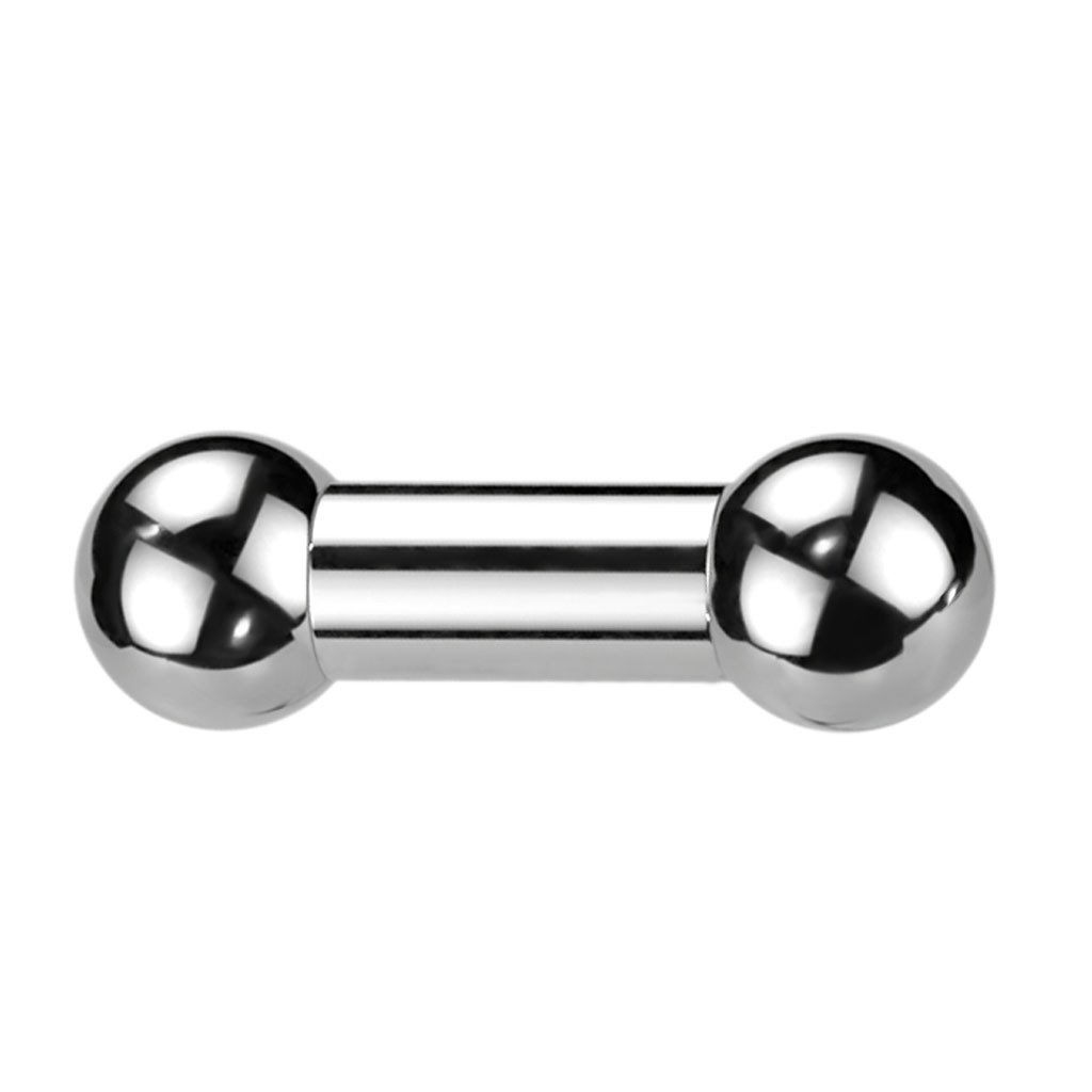 viva-adorno Brustwarzenpiercing Barbell Titan XXL Stab dick Intimpiercing Ohrpiercing Nasenpiercing, Nippel Piercing Hantel Bar
