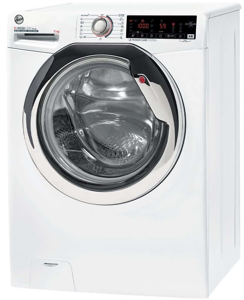 Hoover Waschmaschine H-WASH 300 Plus Design H3WS411TAMCE/1-S, 11 kg, 1400 U/min, Inverter-Motor, Dampf-Funktion