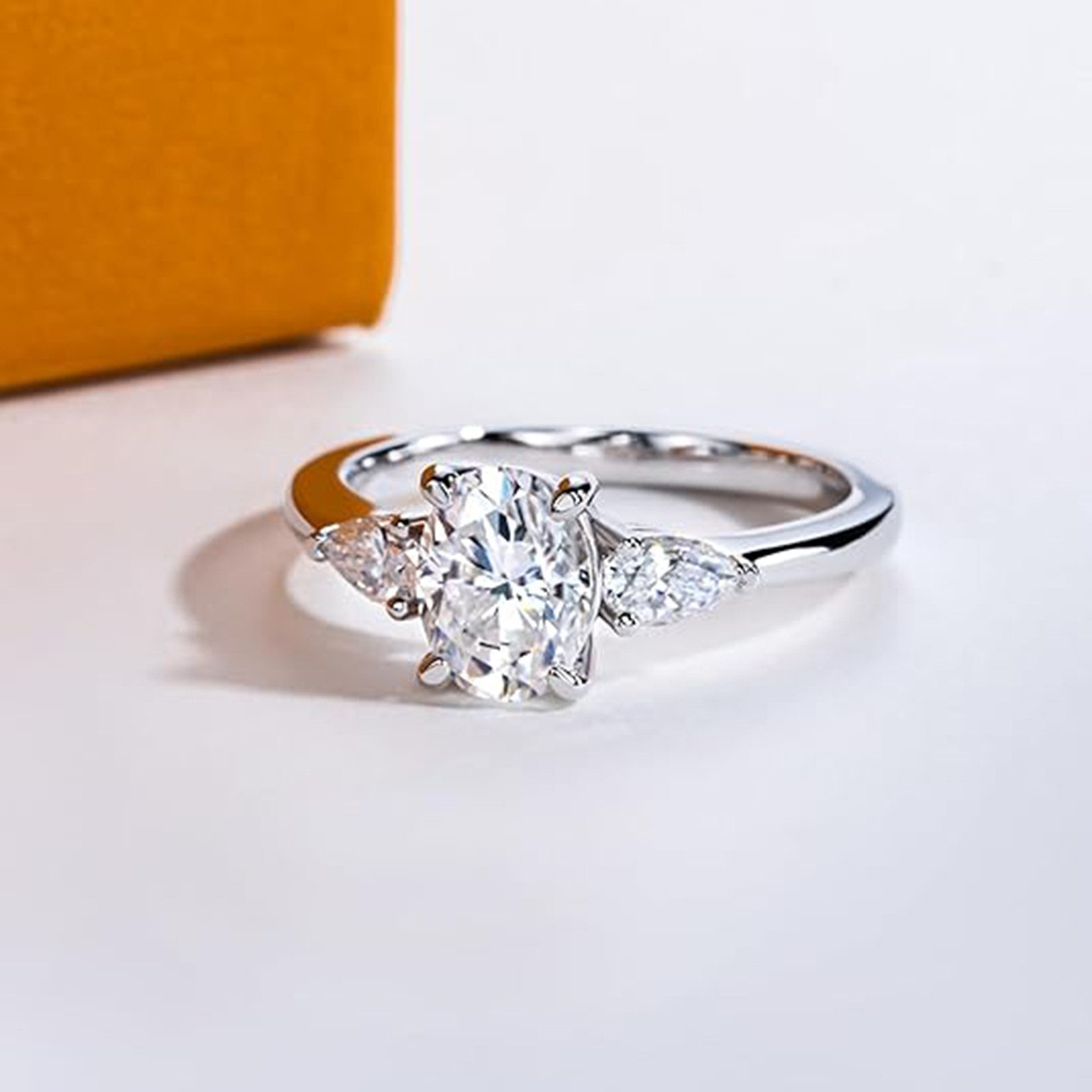 Jumpeak Diamantring 1,5 KaratDiamantrin,Trauring,Verlobungsring,Ringe für MännerundFrauen, geschenkfürfrau,Jubiläumsgeschenk,Valentinstagsgeschenk,freundgeschenk