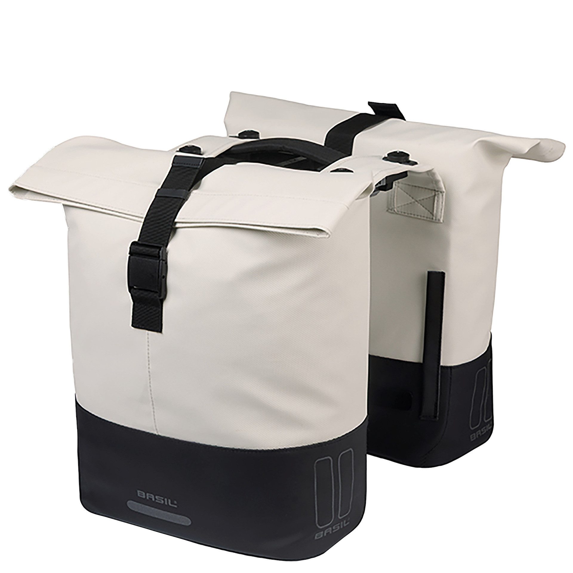 Basil Gepäckträgertasche, Gepäckträger- Fahrradtasche "Cove MIK", weiß