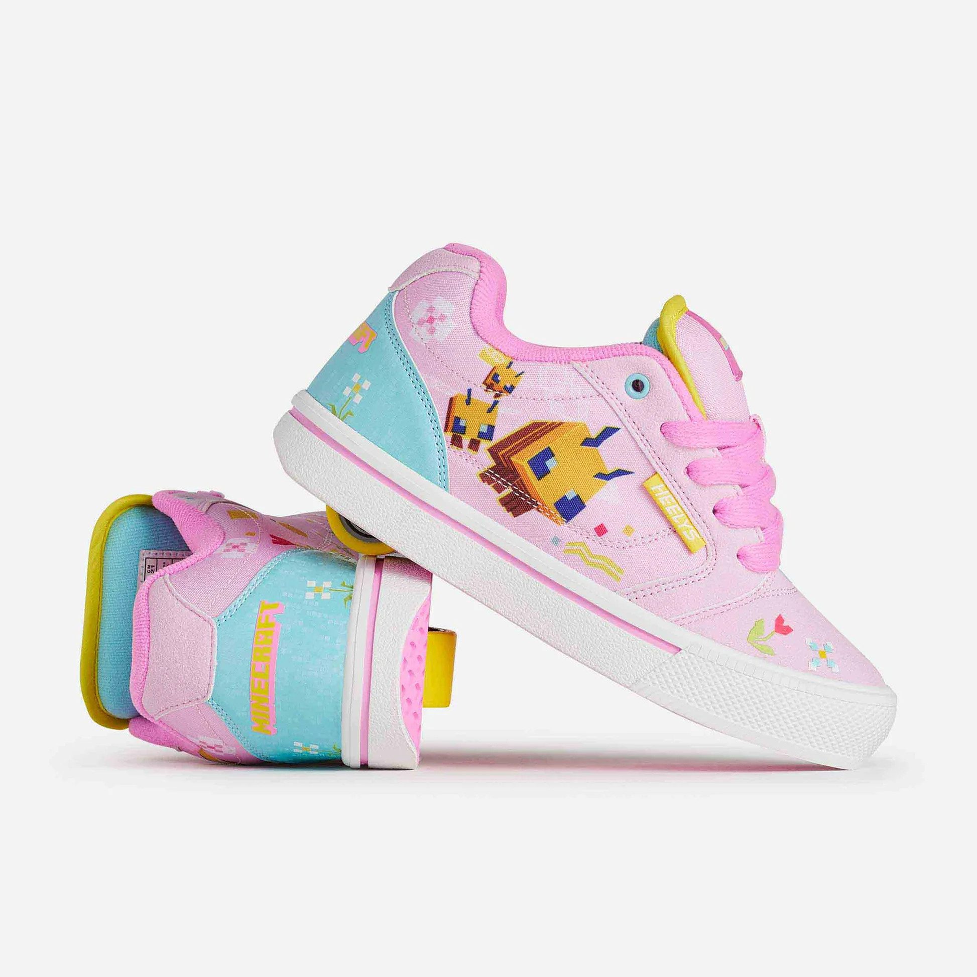 Heelys Rollschuhe x Minecraft Pro 25, Sneaker mit 1 Rolle pro Schuh