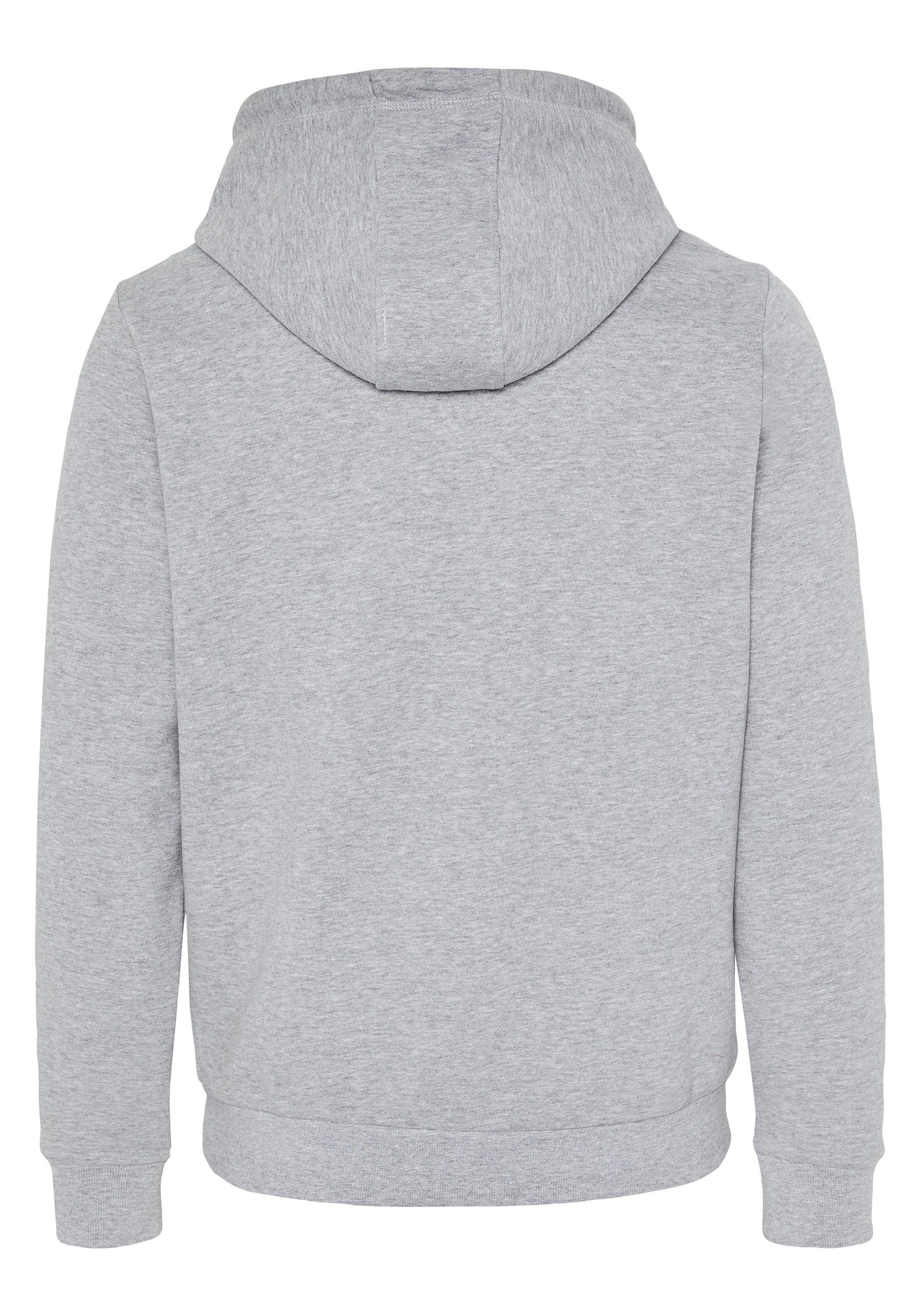 grau Hoodie mittel Jumper-Motiv mit Chiemsee 1 Kapuzensweatshirt