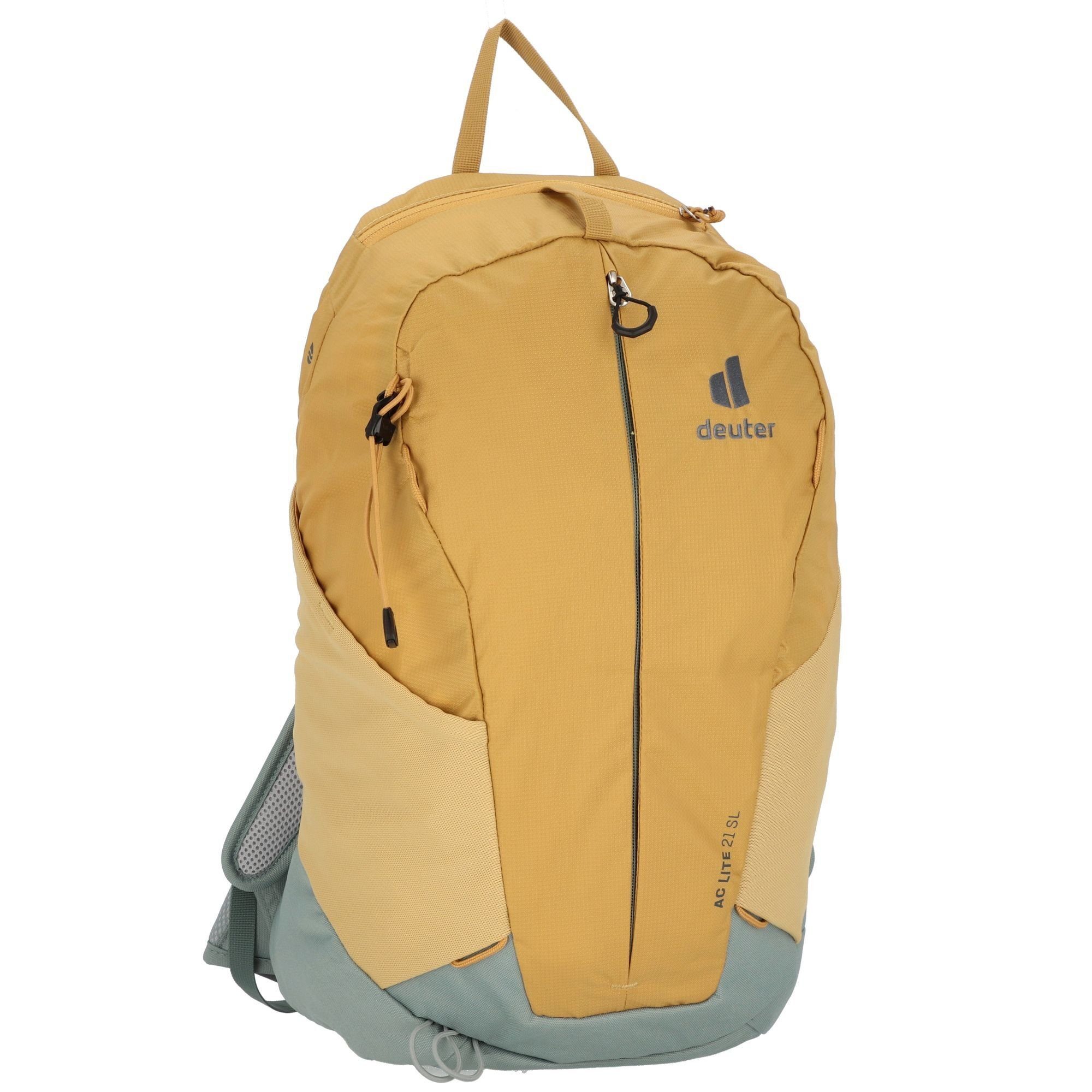 Polyester Wanderrucksack, caramel-sage deuter