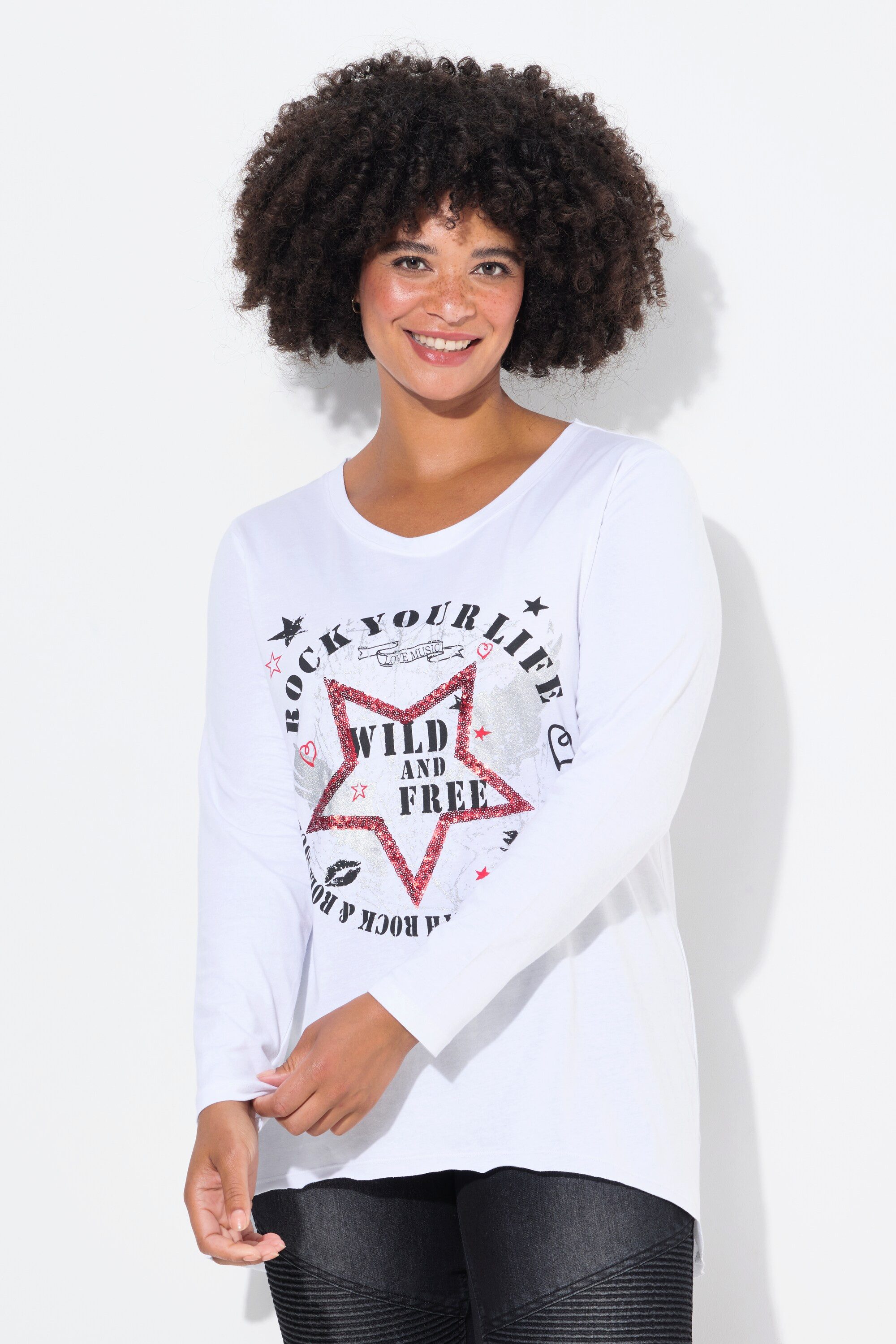 Angel of Style Longsleeve T-Shirt länger günstig online kaufen