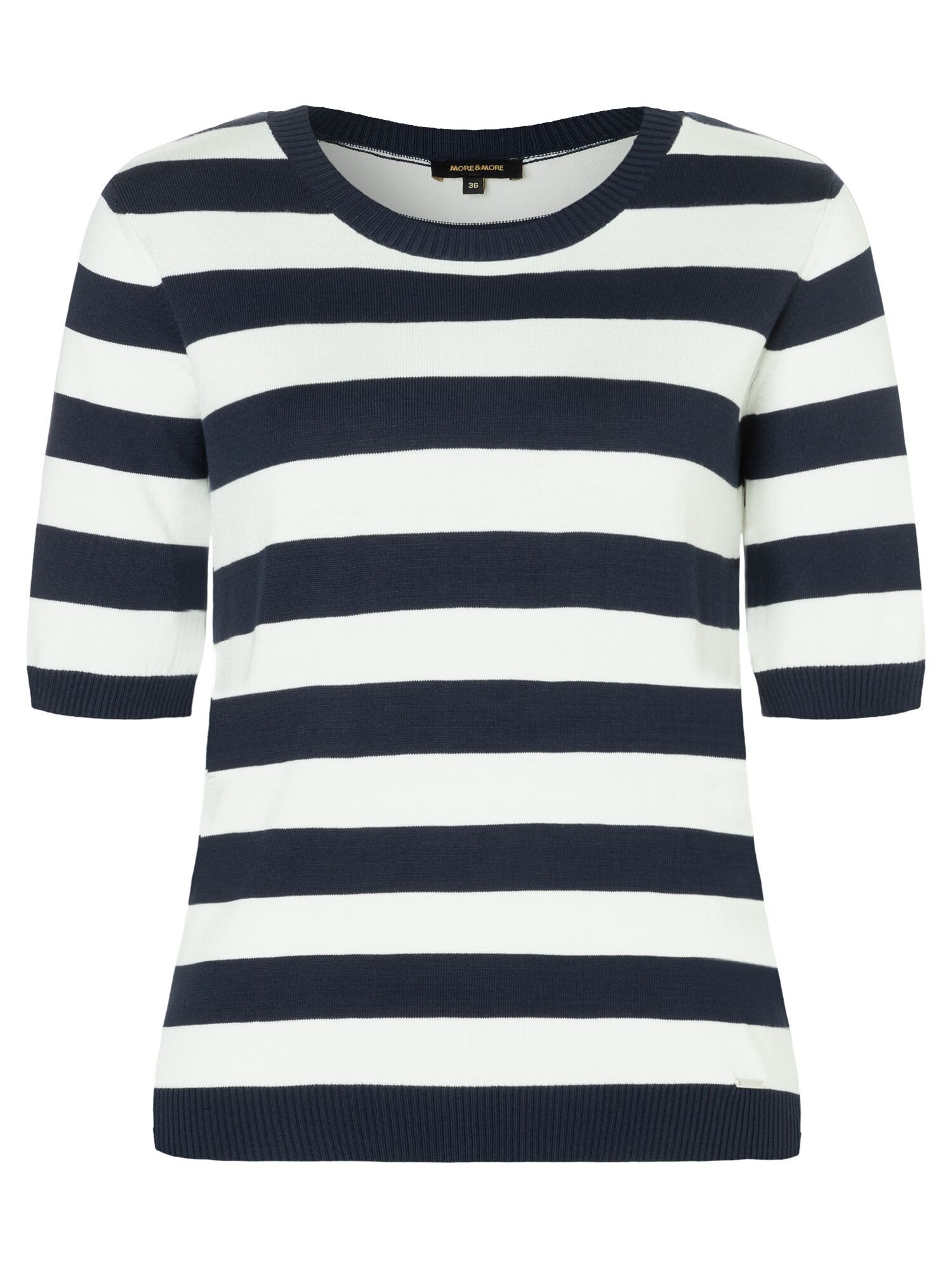 Rundhalspullover Streifenpullover