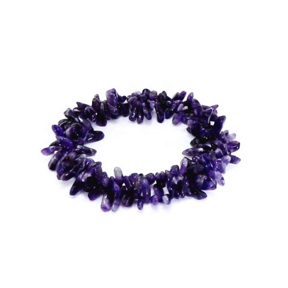 Cavill Silberkette Cavill vergoldete Amethyst Halskette 70 cm, 7,08 ct lila Perlen (1-tlg)