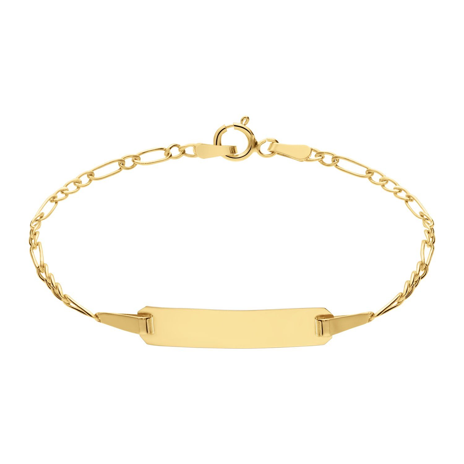 LUCARDI Armband mit Gravur Armband - 585 Gold - Gold - Kinder