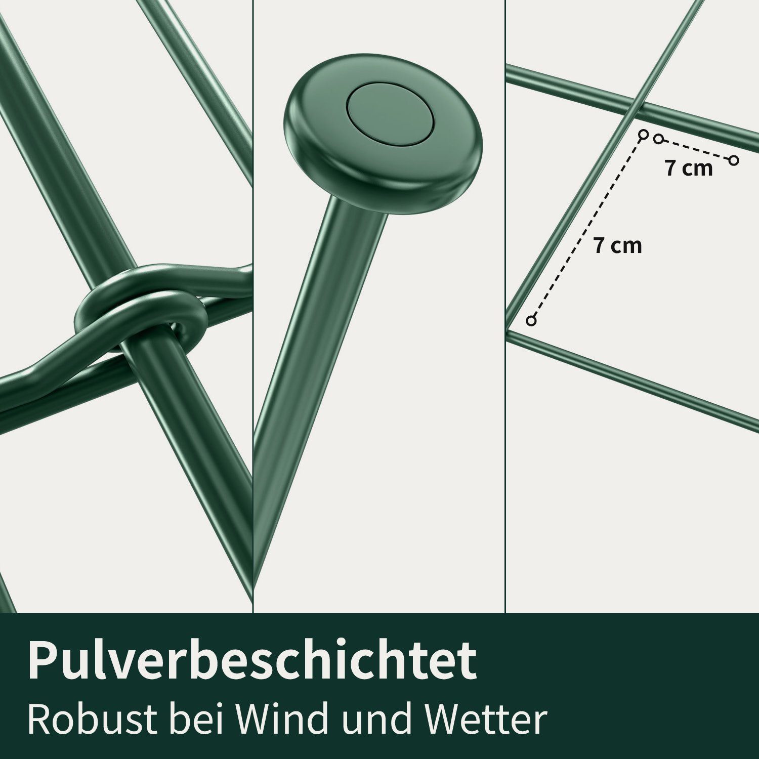 VERDOBA Zaun Teichzaun Gartenzaun Hundezaun - Metall Gitterzaun aus Zaunelementen