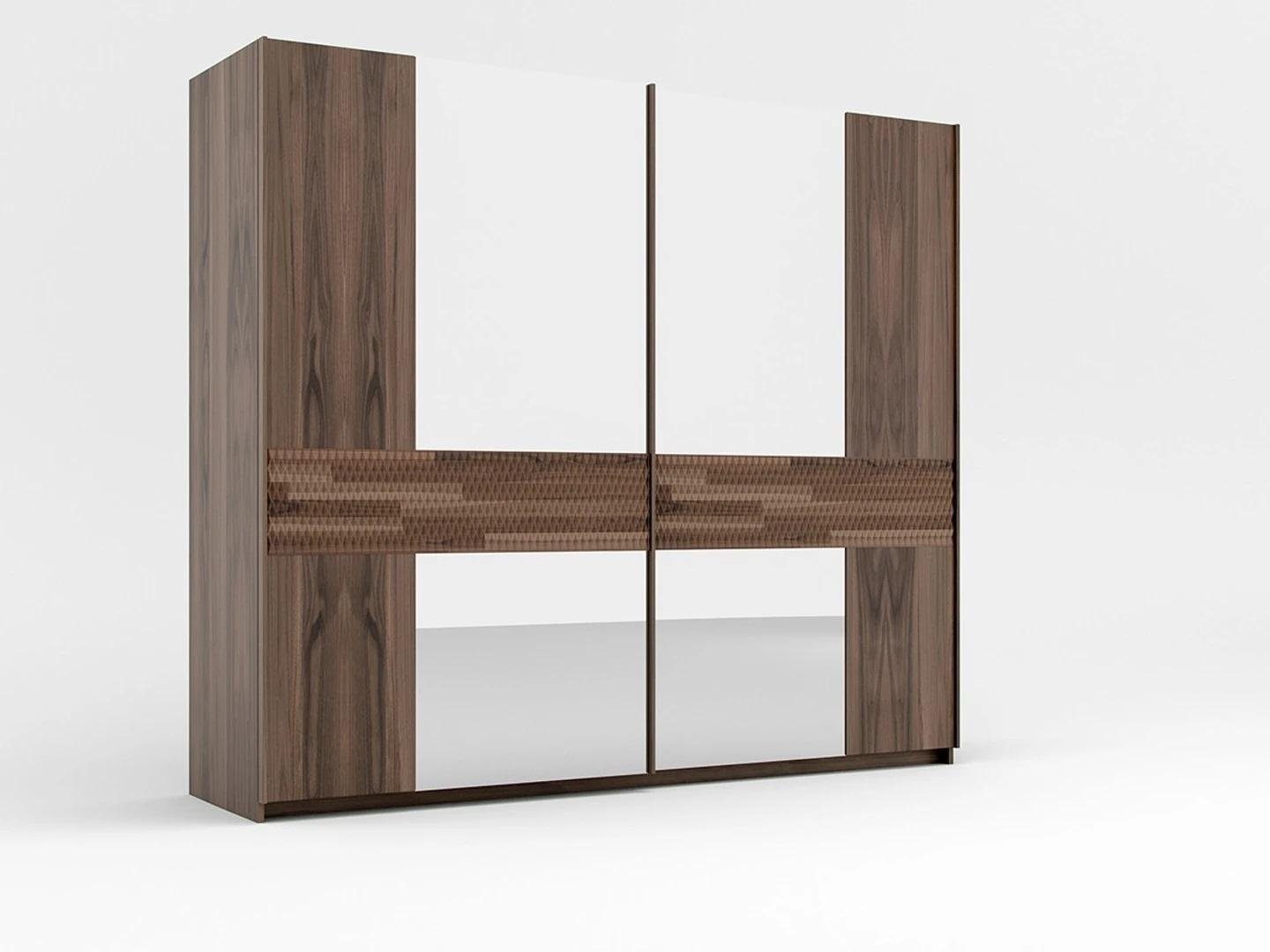 JVmoebel Kleiderschrank Luxus Holzschrank Modern Design (1-St., Schlafzimmer Kleiderschrank Europa Kleiderschrank) Made in