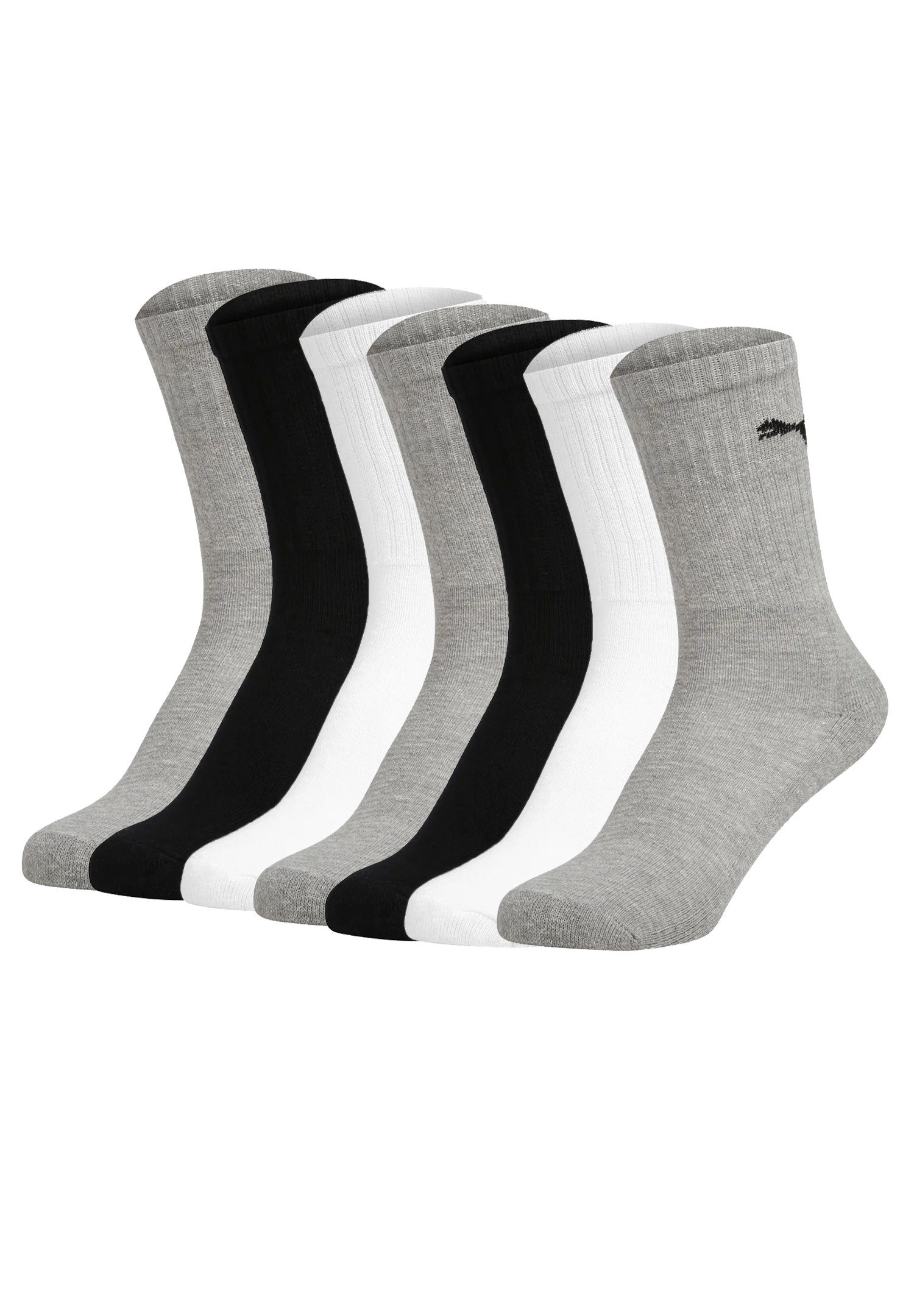 PUMA Kurzsocken PUMA JUNIOR CREW SOCK 7 P ECOM (Spar-Pack, 7-Paar, 7er-Pack)