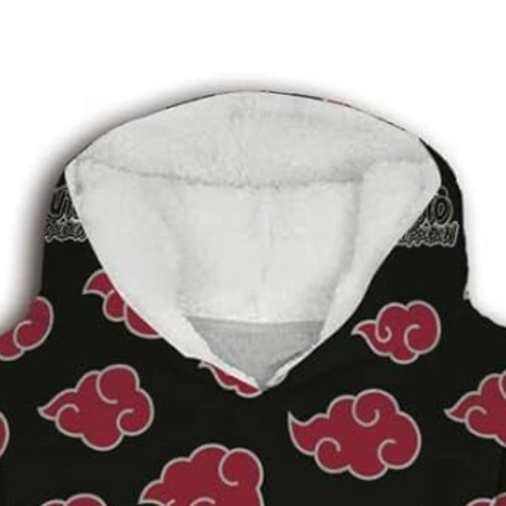 Naruto Sweatponcho Anime Naruto Shippuden Herren Kuschelponcho mit Ärmeln K günstig online kaufen