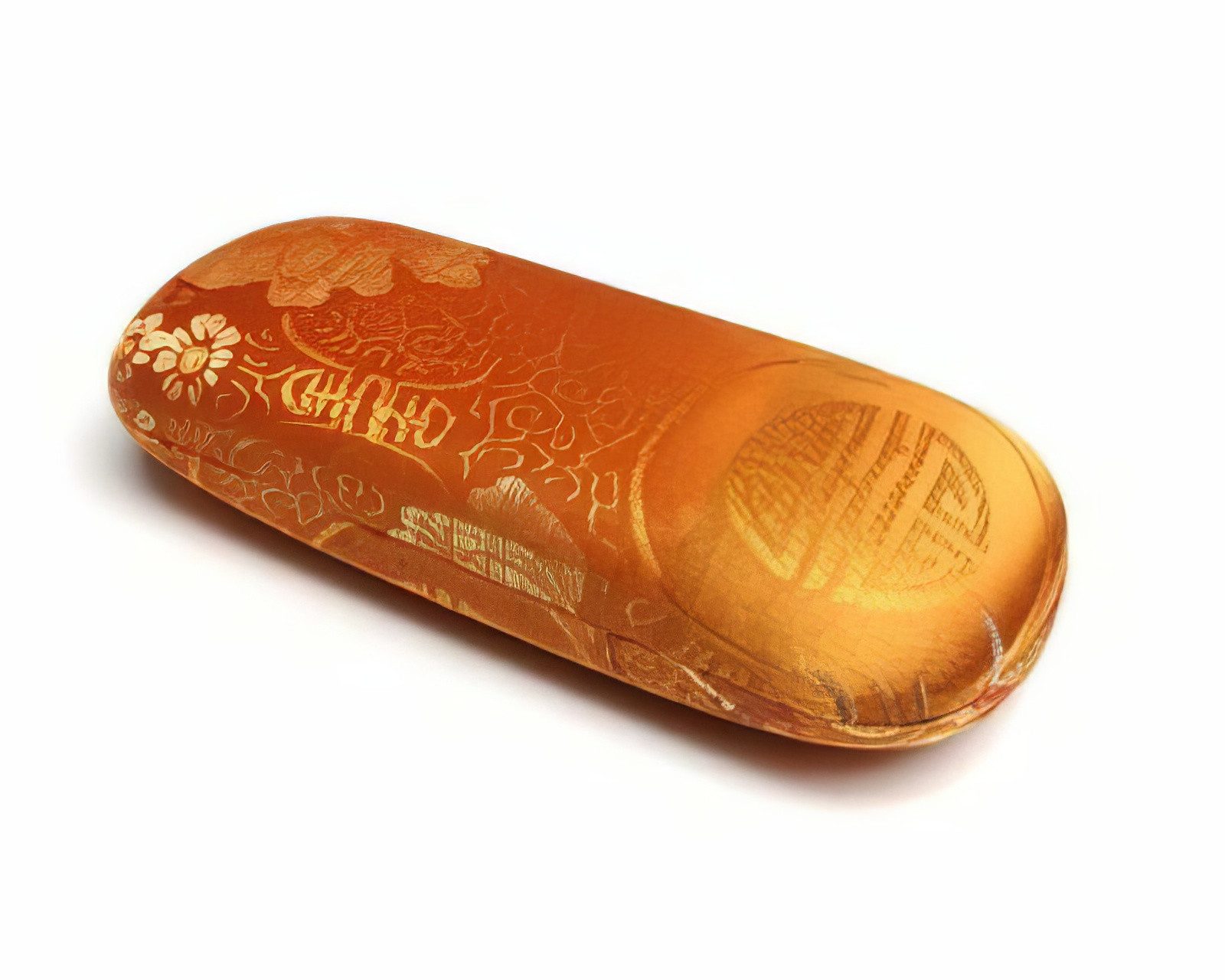 Brillenetui Brillen-Aufbewahrung Brillenbox Hartschale Seidenstoff