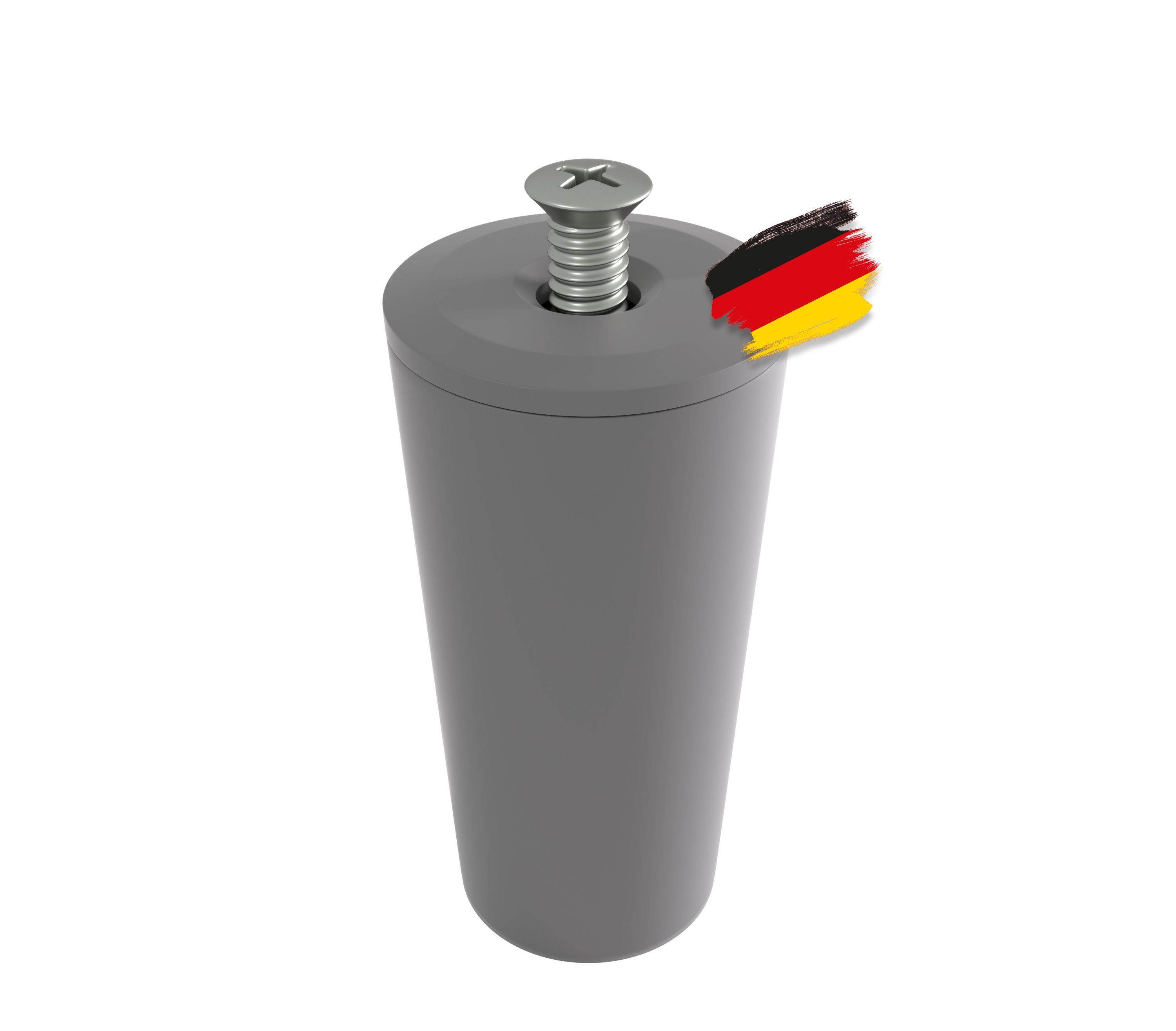 BAUHELD Rollladen-Anschlagstopper 8 Stück [Made in Germany] mit 40mm Länge, Rolladen Anschlangwinkel für Rollladenpanzer, Lamellen, Vorbaurollladen, Inklusive Befestigungsschraube