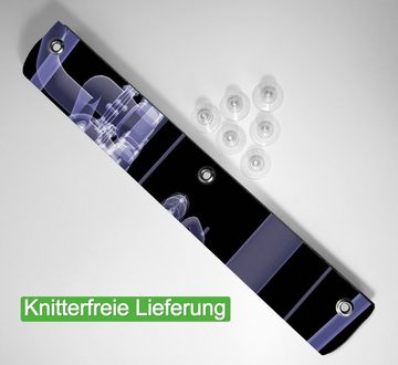 Sonnenschutz Transparente Maschine unter Röntgen mit Zahnrädern und Rohren, Wallario, blickdicht, mit Saugnäpfen, wiederablösbar und wiederverwendbar