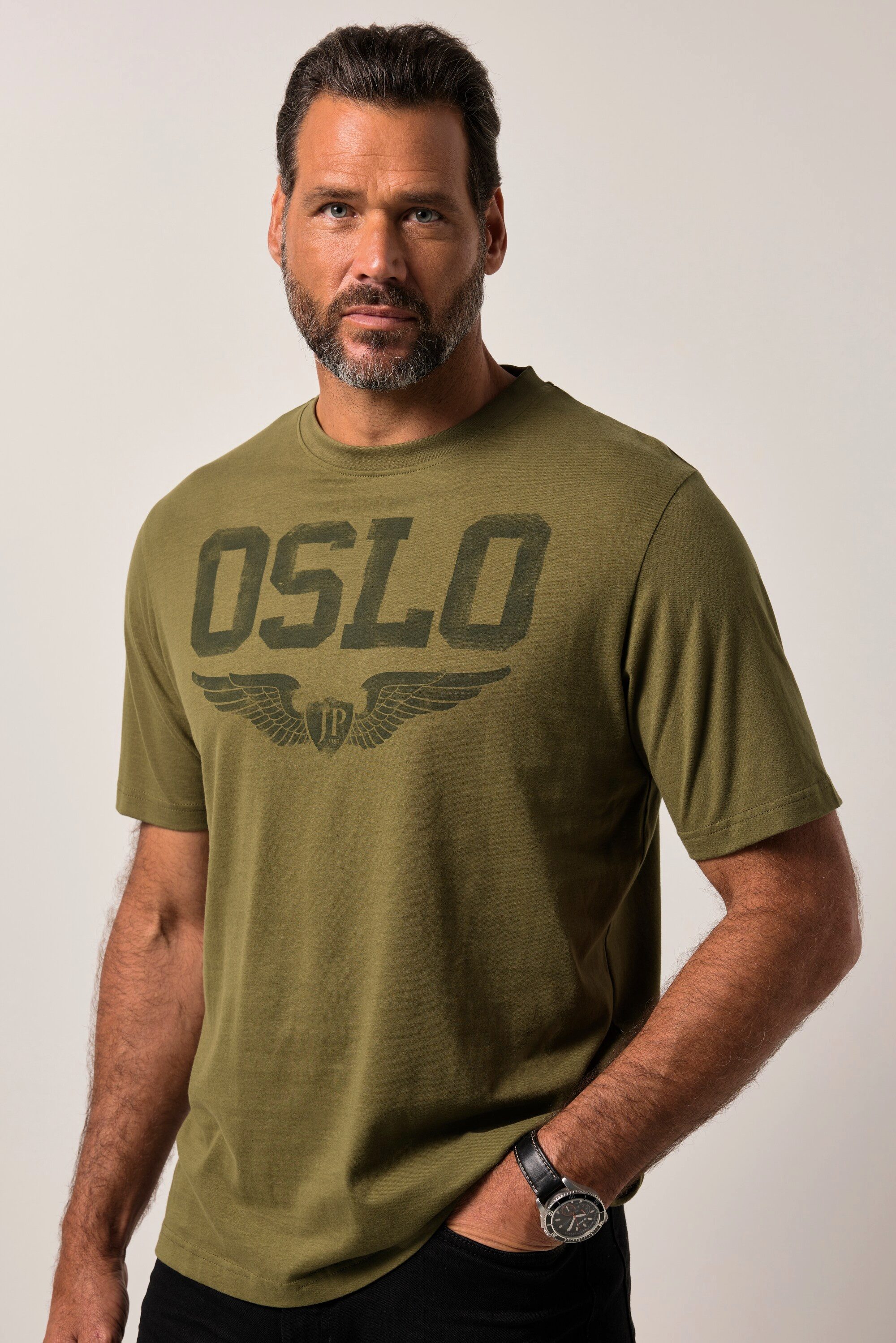 T-Shirt T-Shirt Halbarm Brustprint