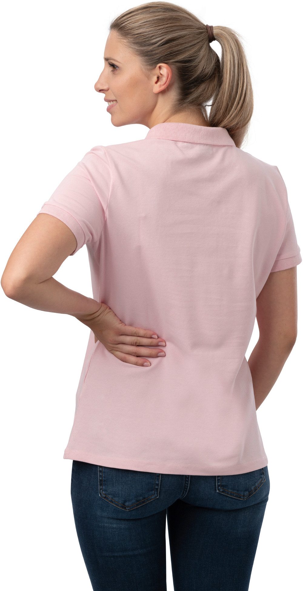 Polo Sylt Poloshirt aus weichem, anschmiegsamem und pflegeleichtem Stretch-Piqué – Bild 4 von 5