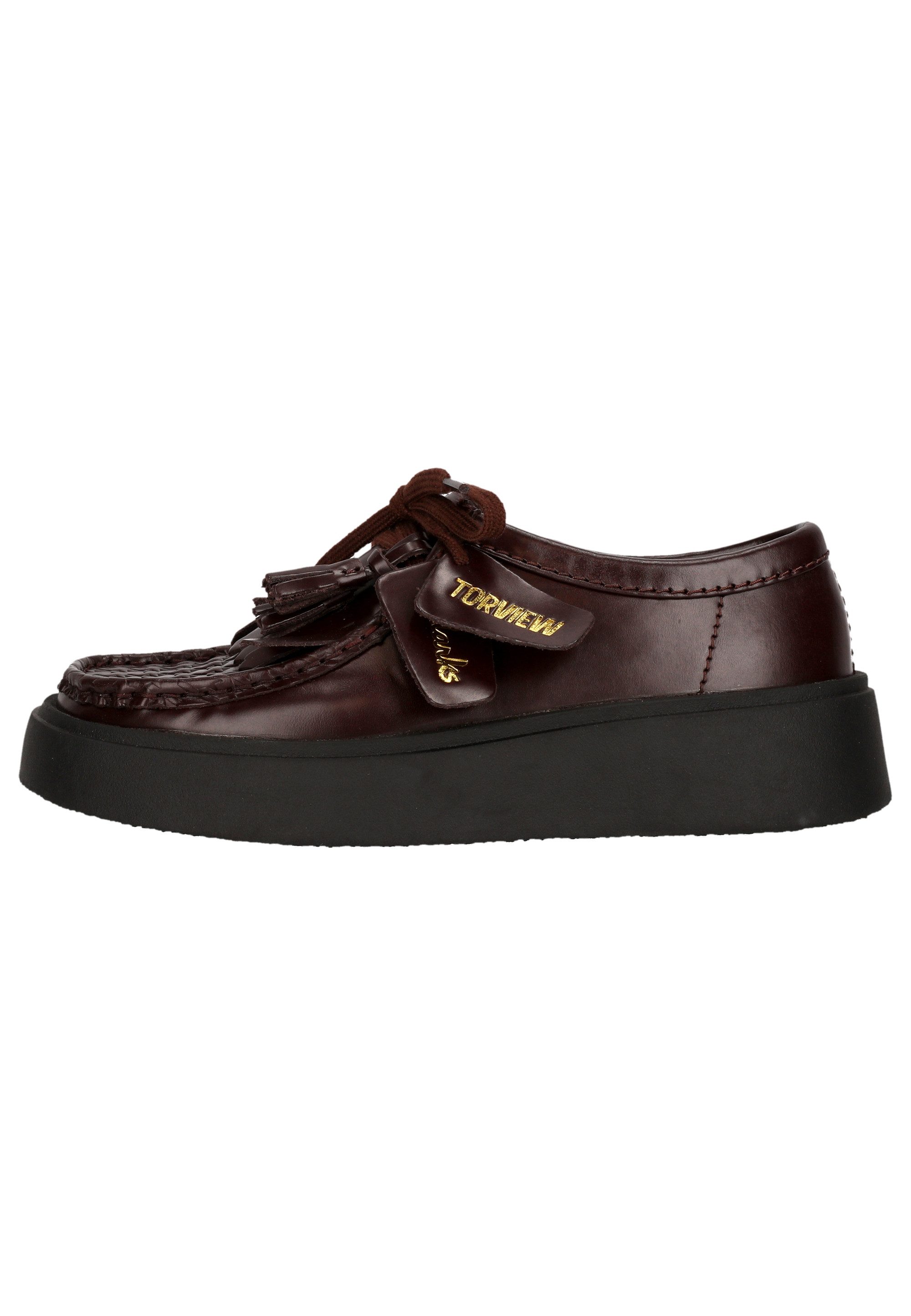Clarks Torview Schnürschuh aus echtem Leder günstig online kaufen