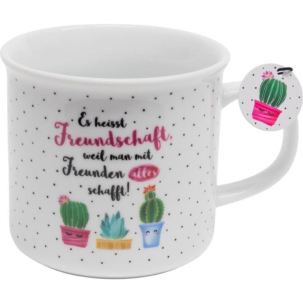 Sheepworld Tasse Tasse mit Kaktus "Freundschaft"