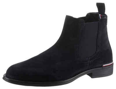 Tommy Hilfiger CORE RWB HILFIGER SUEDE CHELSEA Chelseaboots mit Streifen in der Ferse