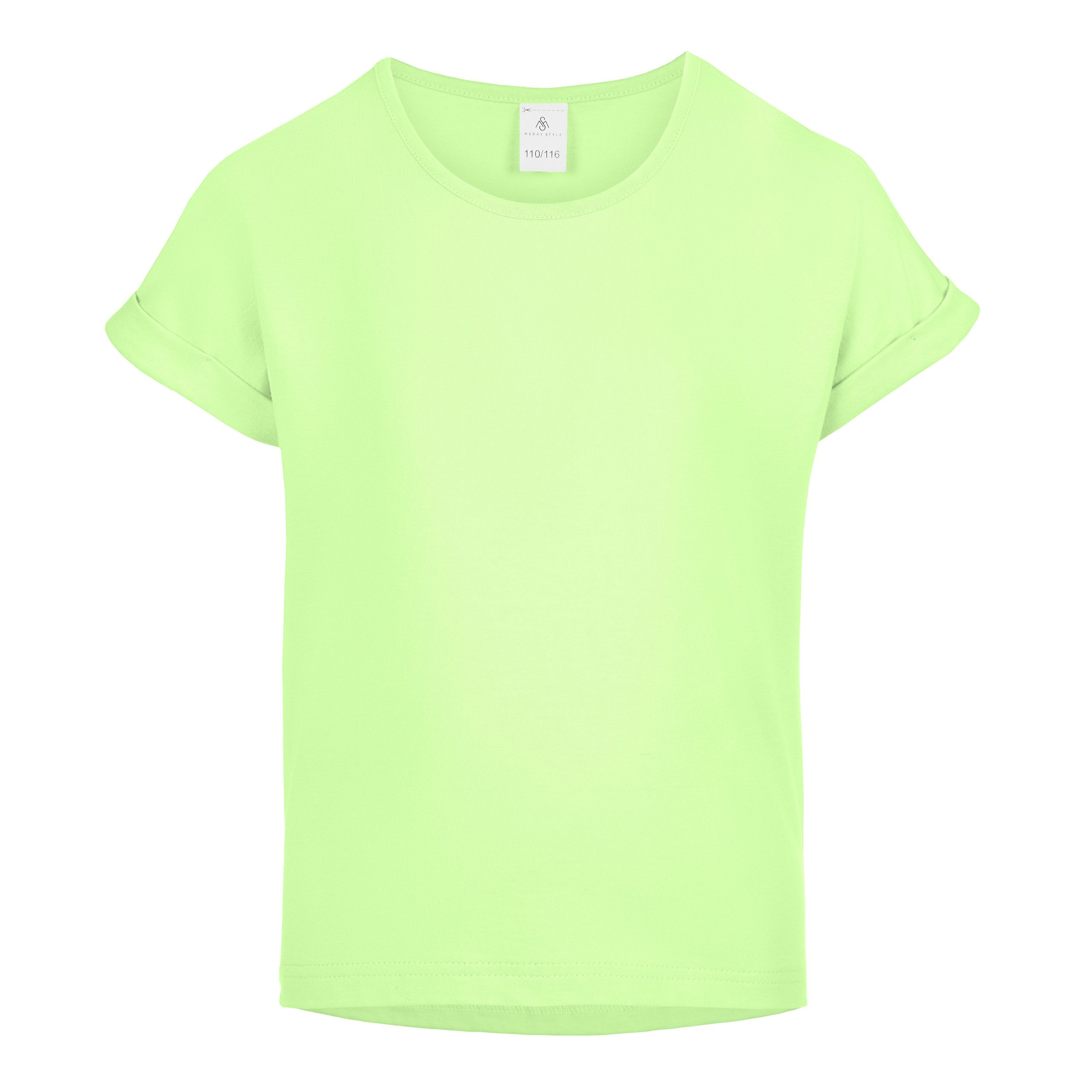 Merry Style T-Shirt für Mädchen aus weicher Baumwolle MS-468 (1-tlg)