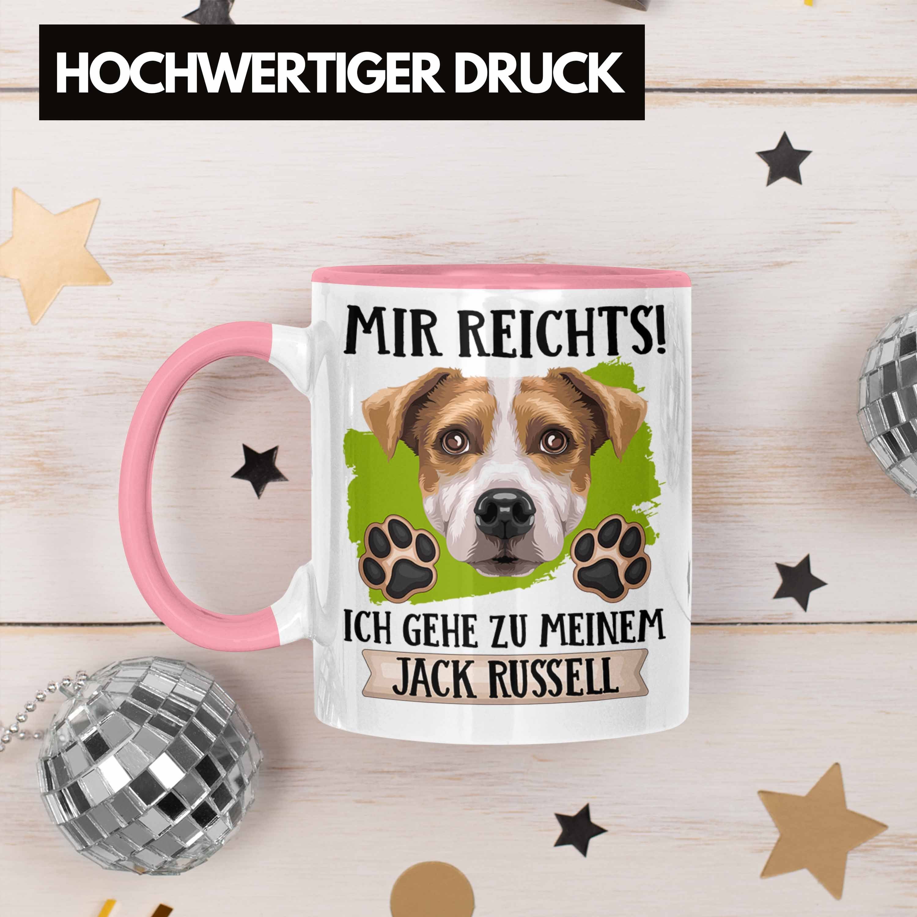 Mir Trendation Tasse Geschenk Jack Besitzer R Spruch Geschenkidee Rosa Tasse Russel Lustiger