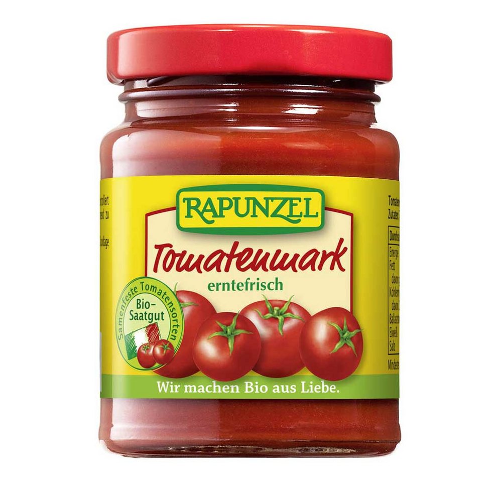 Rapunzel Saucen Tomatenmark Glas 100g