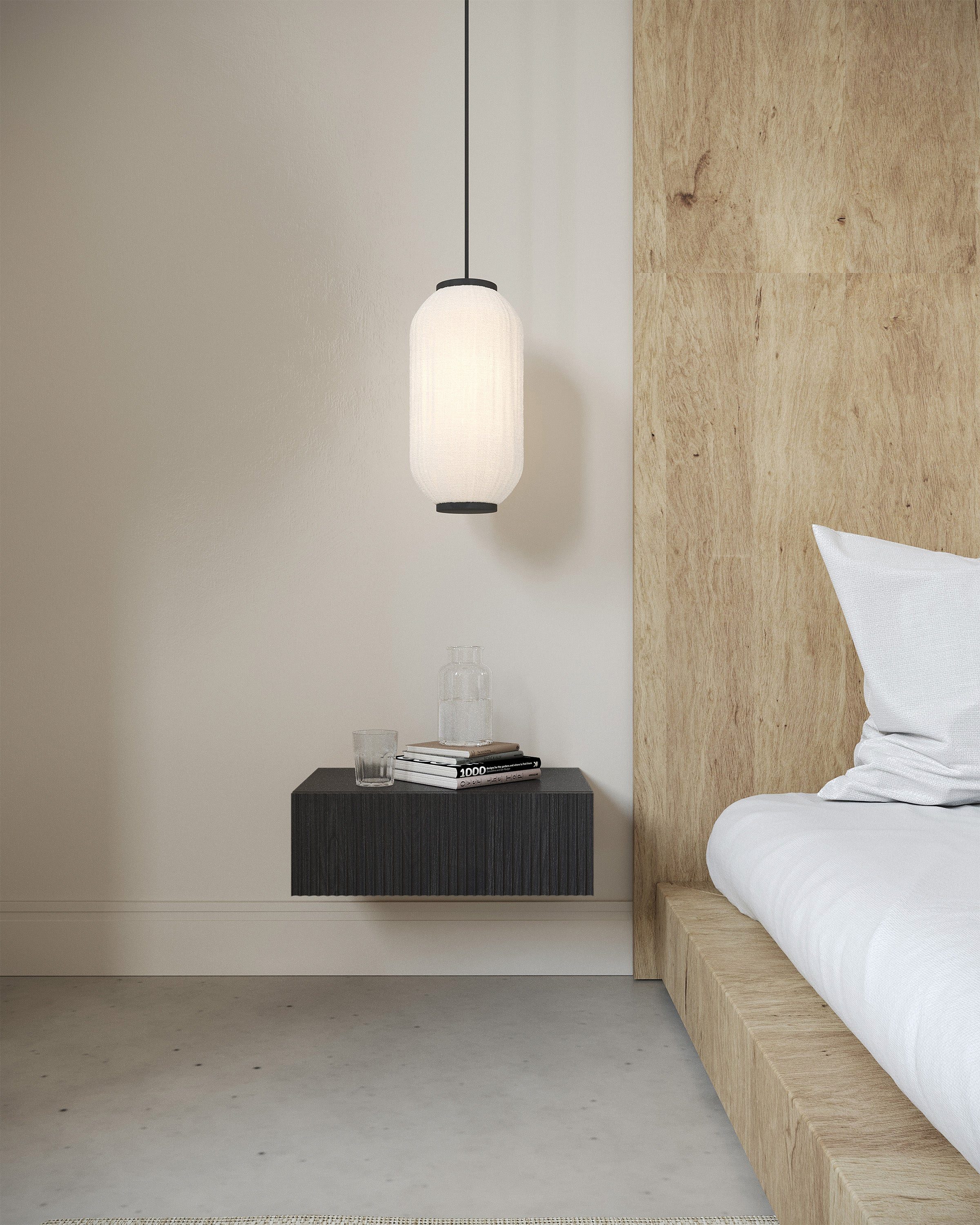 Selsey Nachttisch NOLIE, hängend, Schublade mit Push-to-Open-Funktion, 50 cm