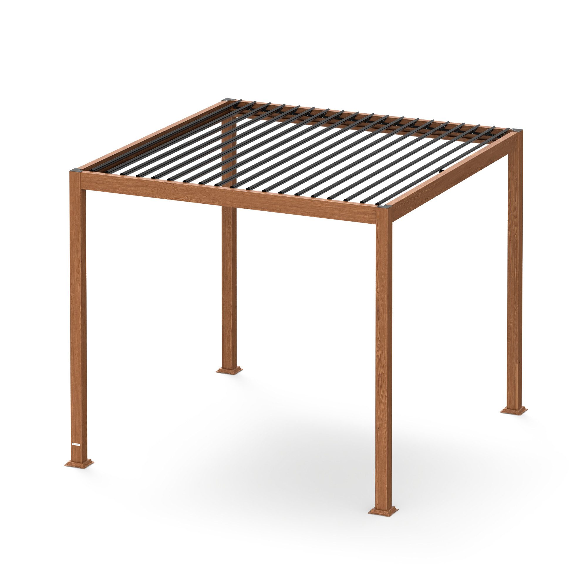 blumfeldt Pavillon LuminaHaven, (Set), Gartenpavillon Outdoor Garten Sonnenschutz Aluminium 250x300x300 cm