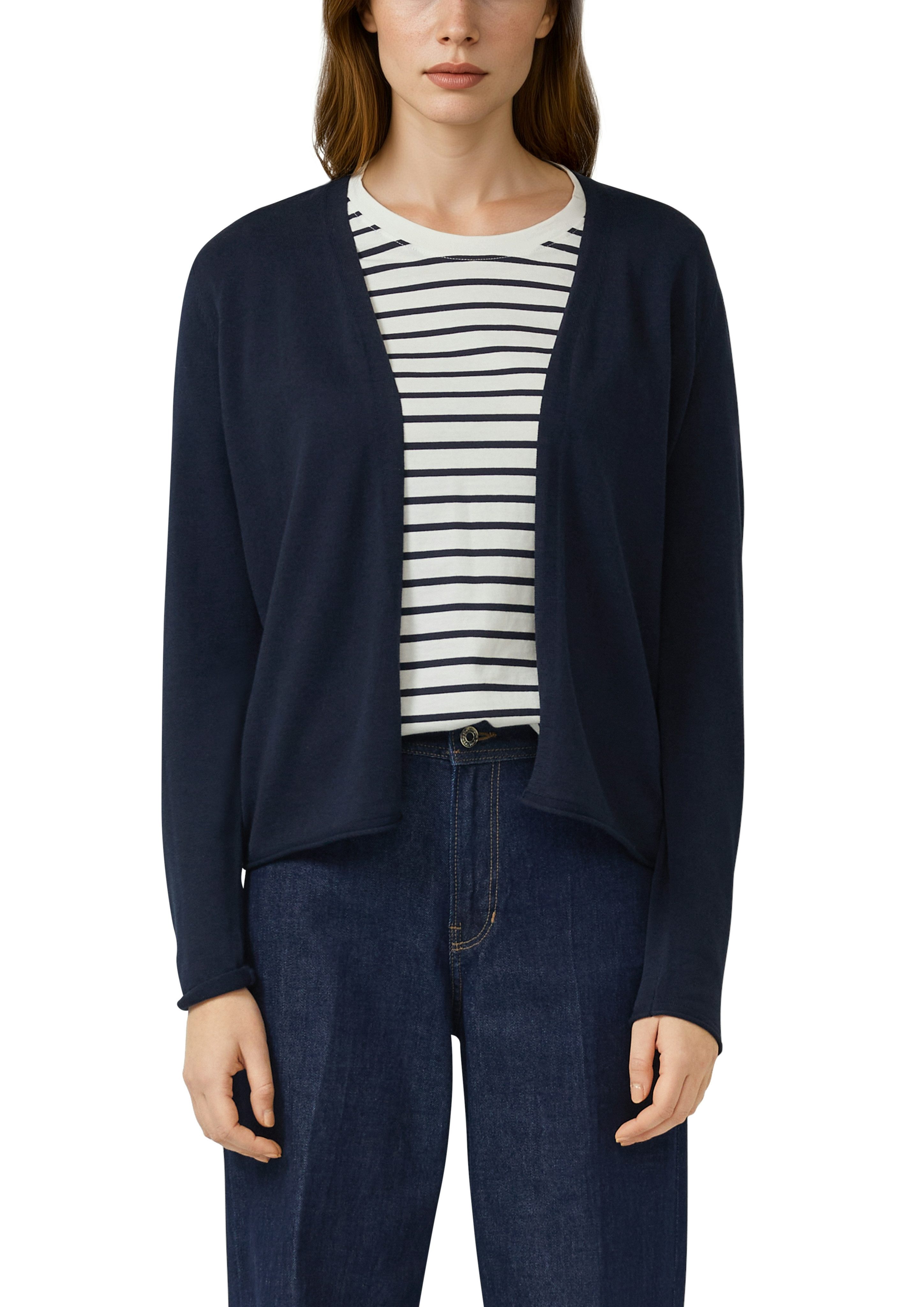 s.Oliver Cardigan ohne Verschluss und mit V-Ausschnitt günstig online kaufen