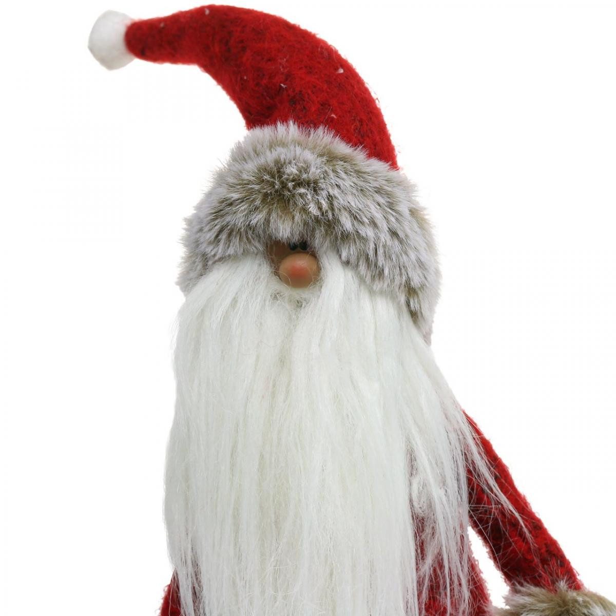 Viana Weihnachtsmann Weihnachtsmann Figur stehend, traditionelle Weihnachts günstig online kaufen