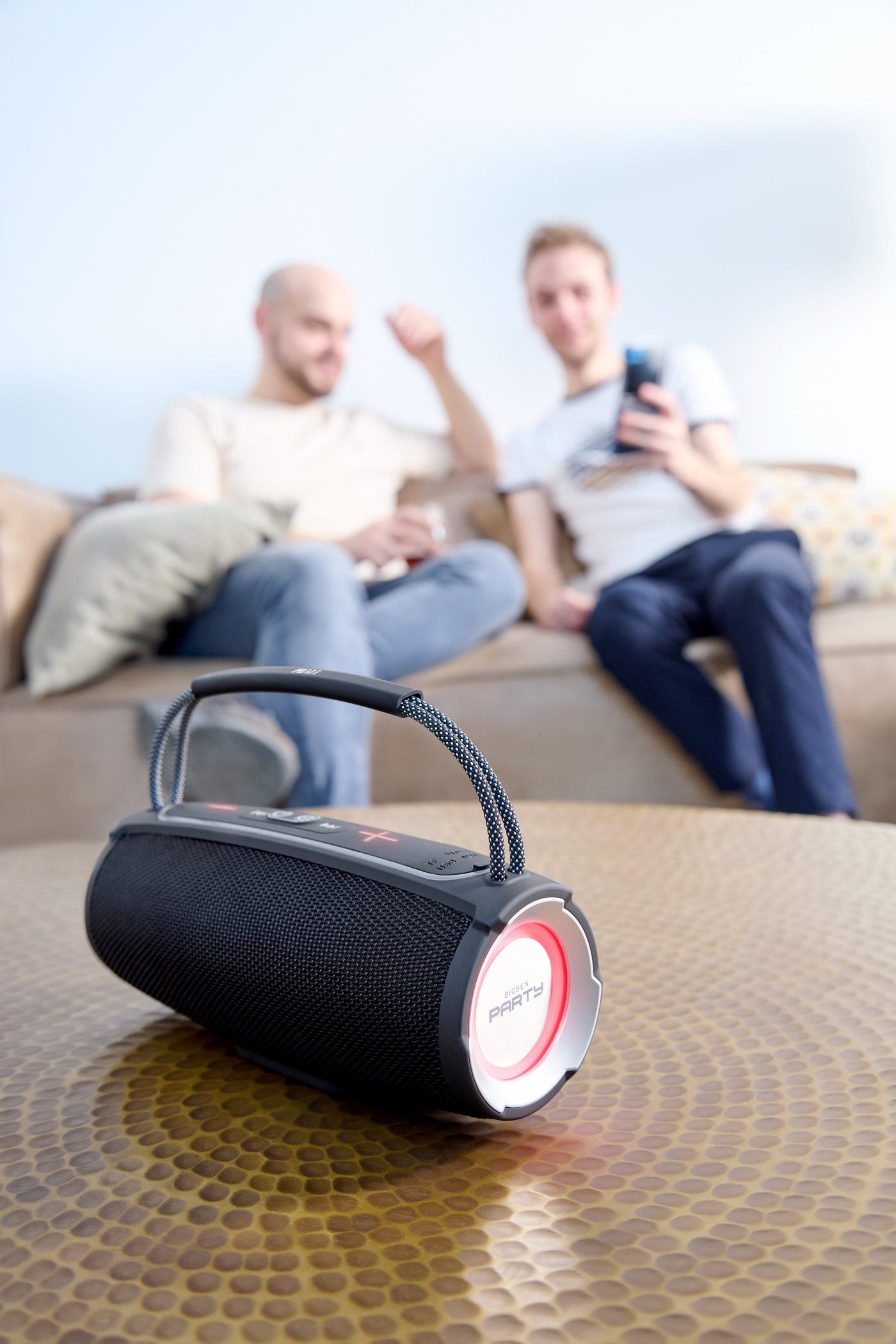 BigBen Bluetooth portabler Колонки Party Mainstream 3 Licht AU389265 Portable-Lautsprecher