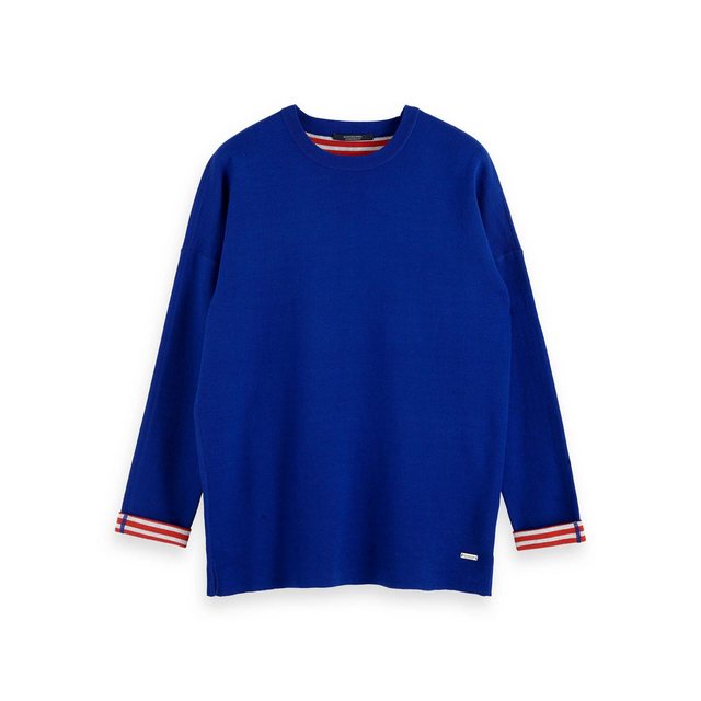 Scotch & Soda Fleecepullover Scotch & Soda Herren Pullover Reversible Knitt günstig online kaufen