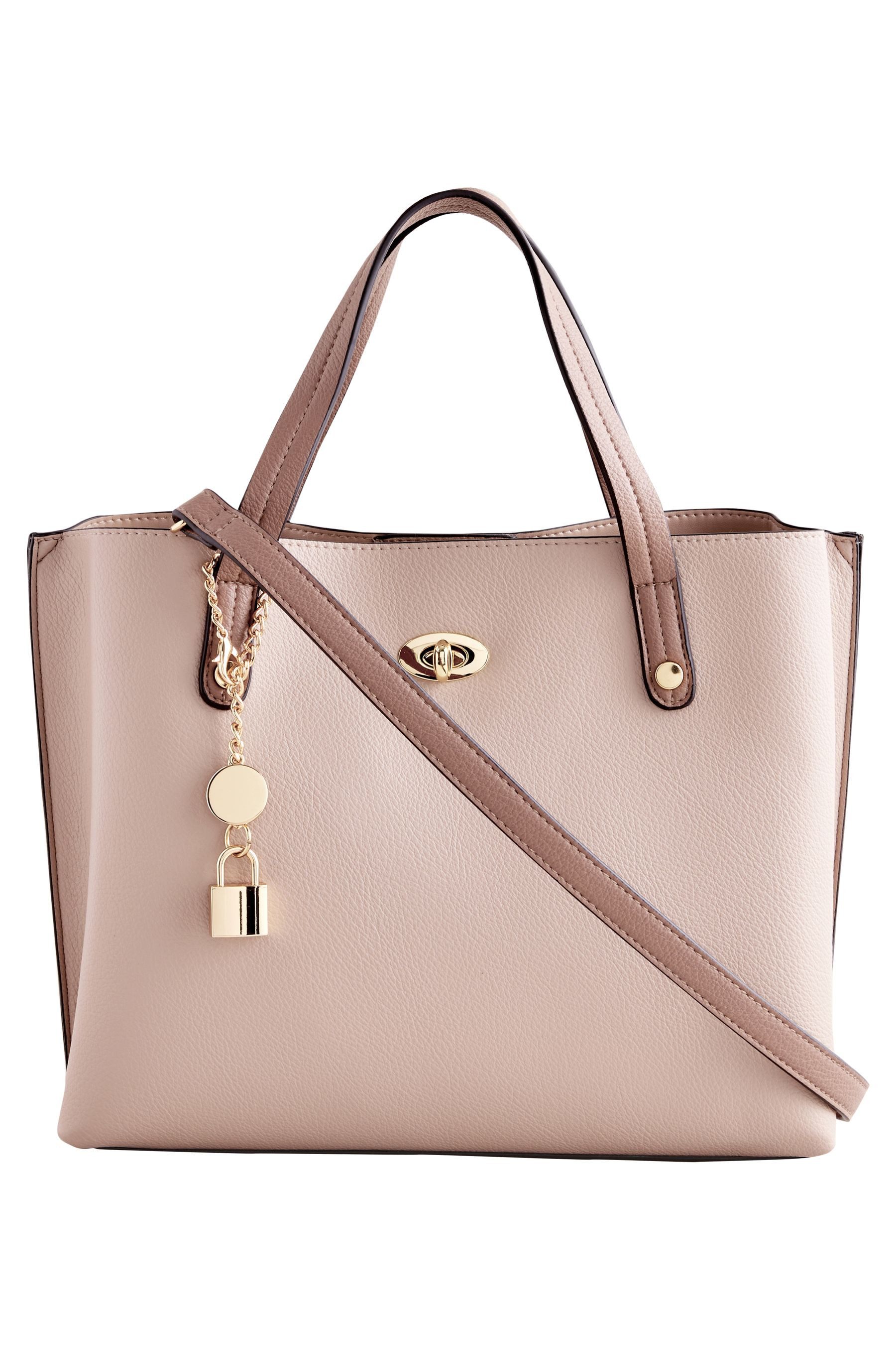 Clutch Handtasche mit Anhänger