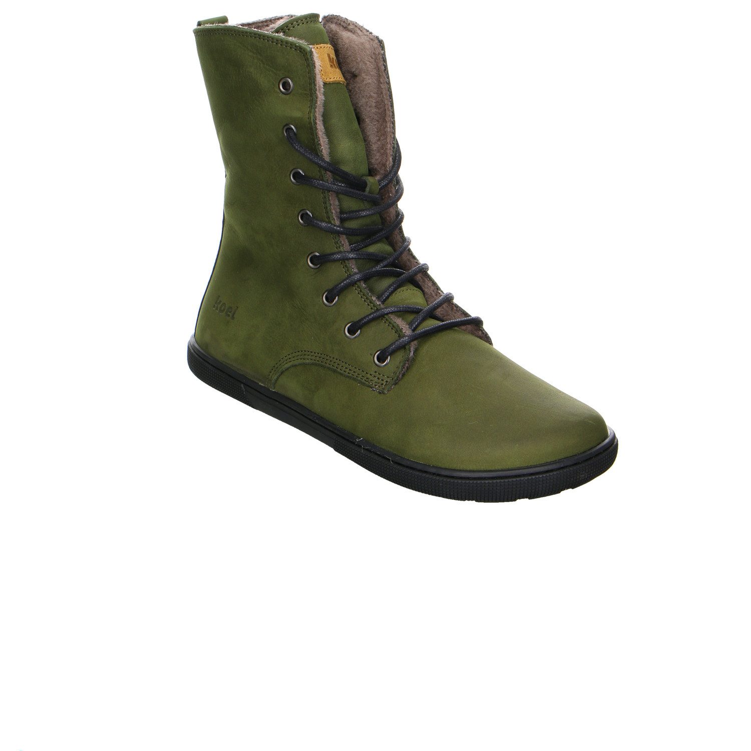 KOEL Koel Nubuk Schnürstiefelette grün Stiefelette günstig online kaufen