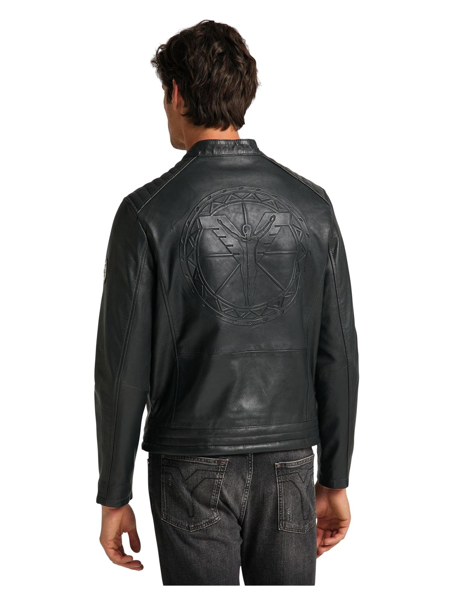 CARLO COLUCCI Lederjacke Bento