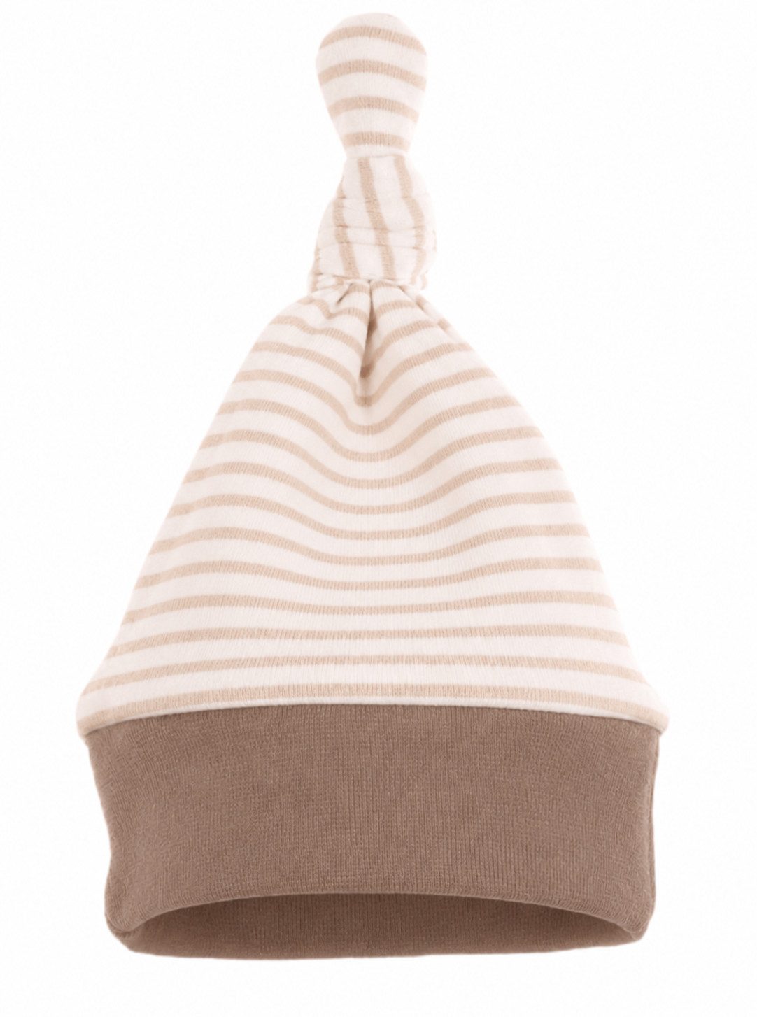 La Bortini Erstlingsmütze Baby Mütze Knotenmütze für Neugeborene neutral elastisch, weich, unisex, 32 34 36 38 40 42 44 46 48