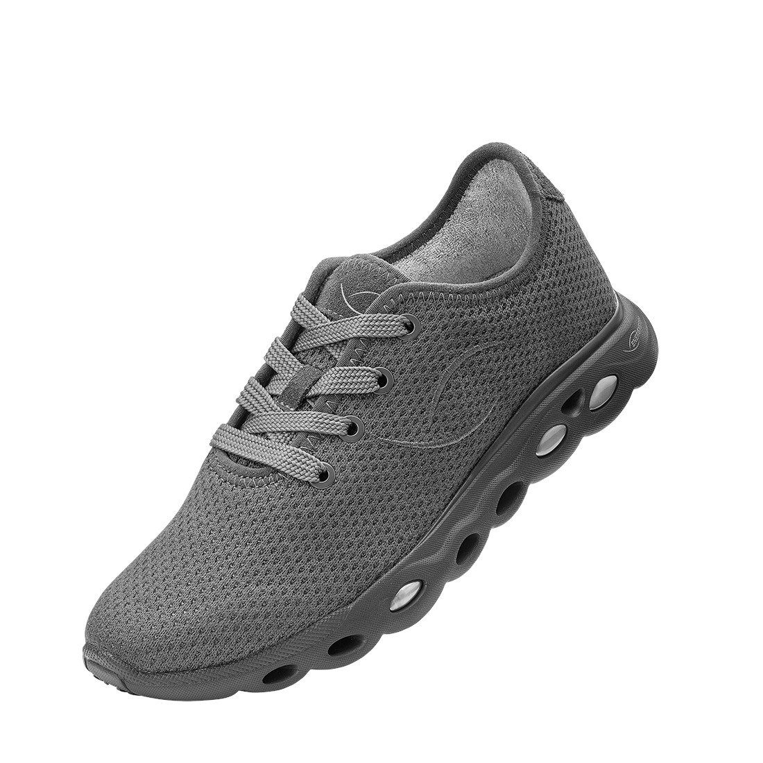 Materialmix Schuhe, Sneaker - Damen Ara Ara grau 043611 Racer Sneaker