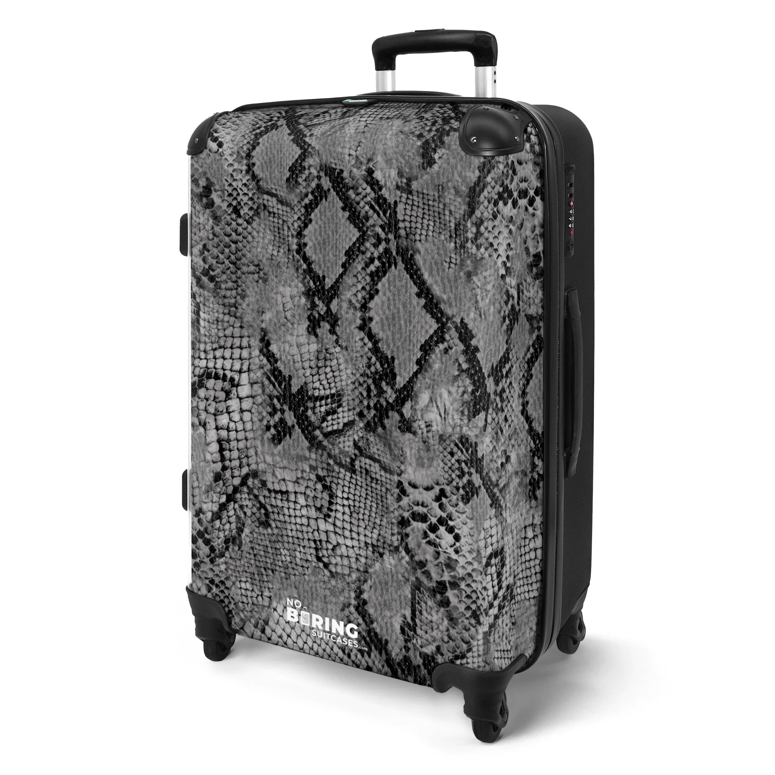 NoBoringSuitcases.com© Hartschalen-Trolley Tiermuster - Schlange - günstig online kaufen